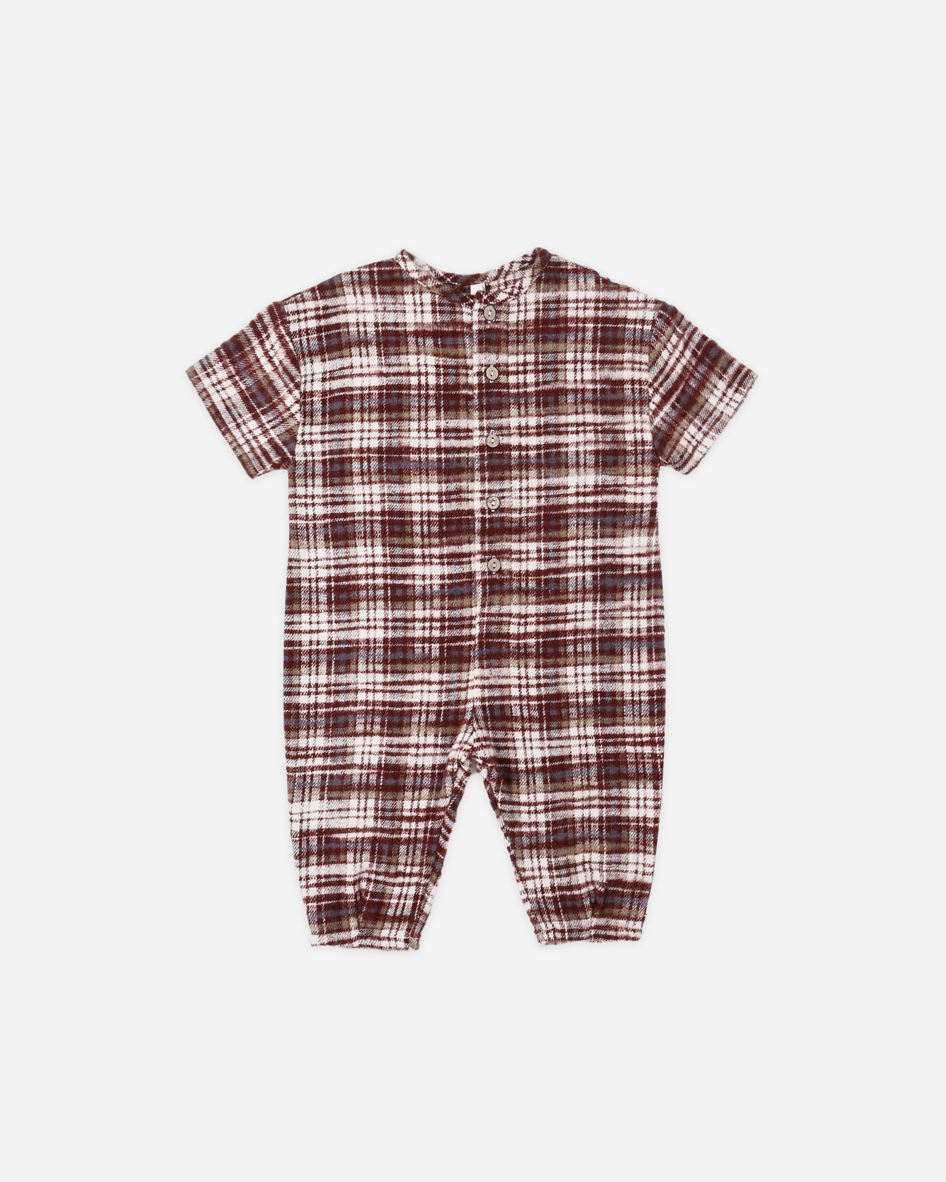 Combinaison Hayes || Plaid bordeaux
