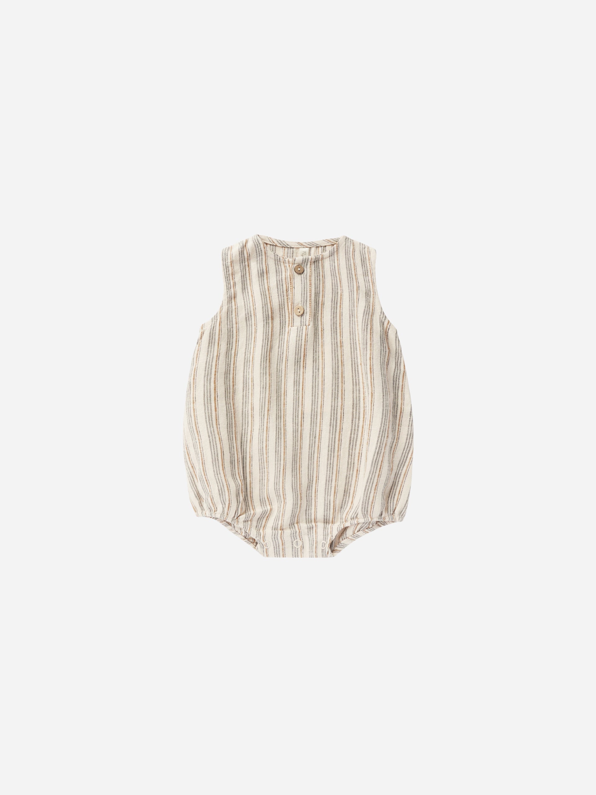 Beau Romper || Nautical Stripe - Rylee + Cru | Kids Clothes | Trendy Baby Clothes | Modern Infant Outfits |