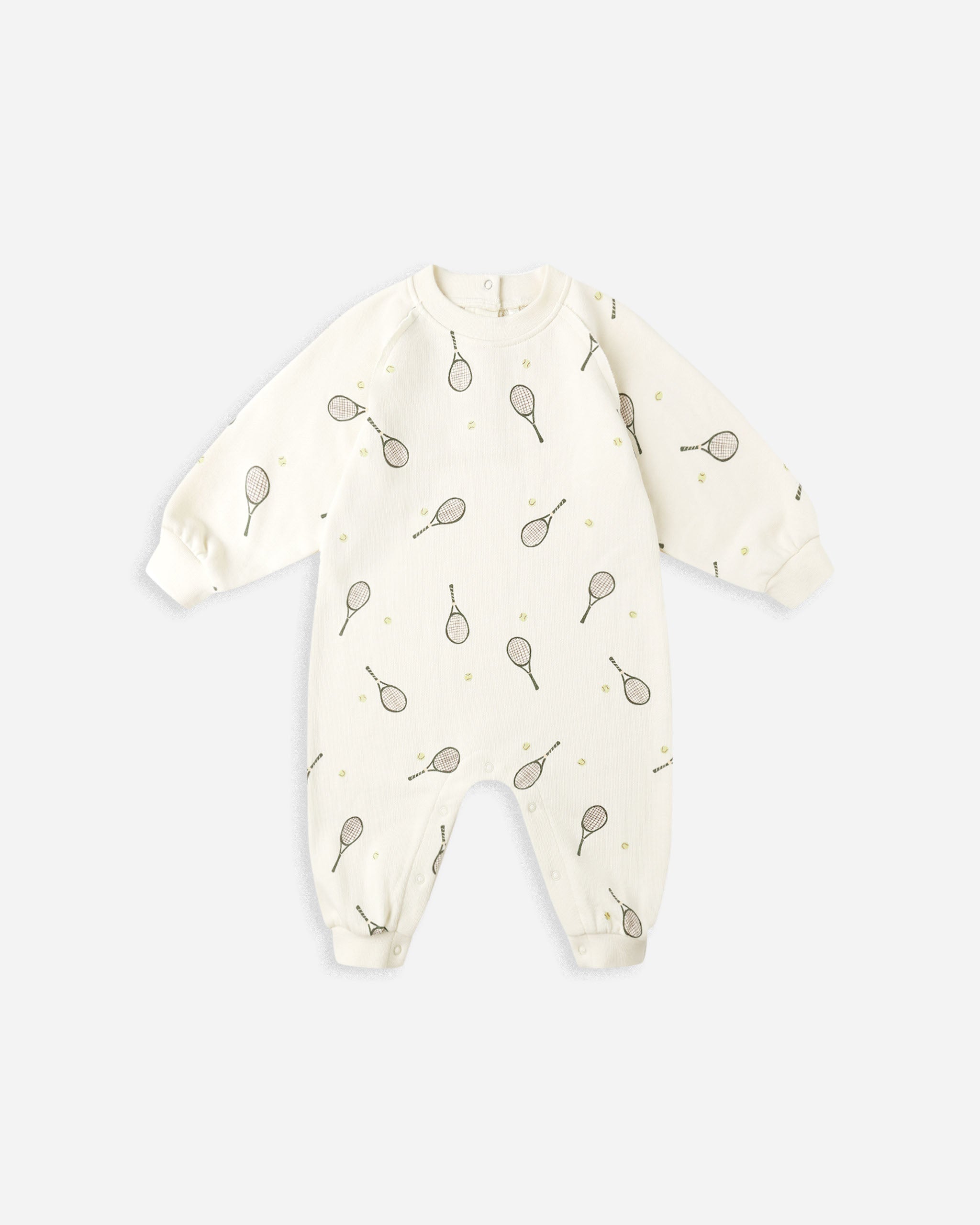 Raglan Jumpsuit || Tennis - Rylee + Cru | Kids Clothes | Trendy Baby Clothes | Modern Infant Outfits |