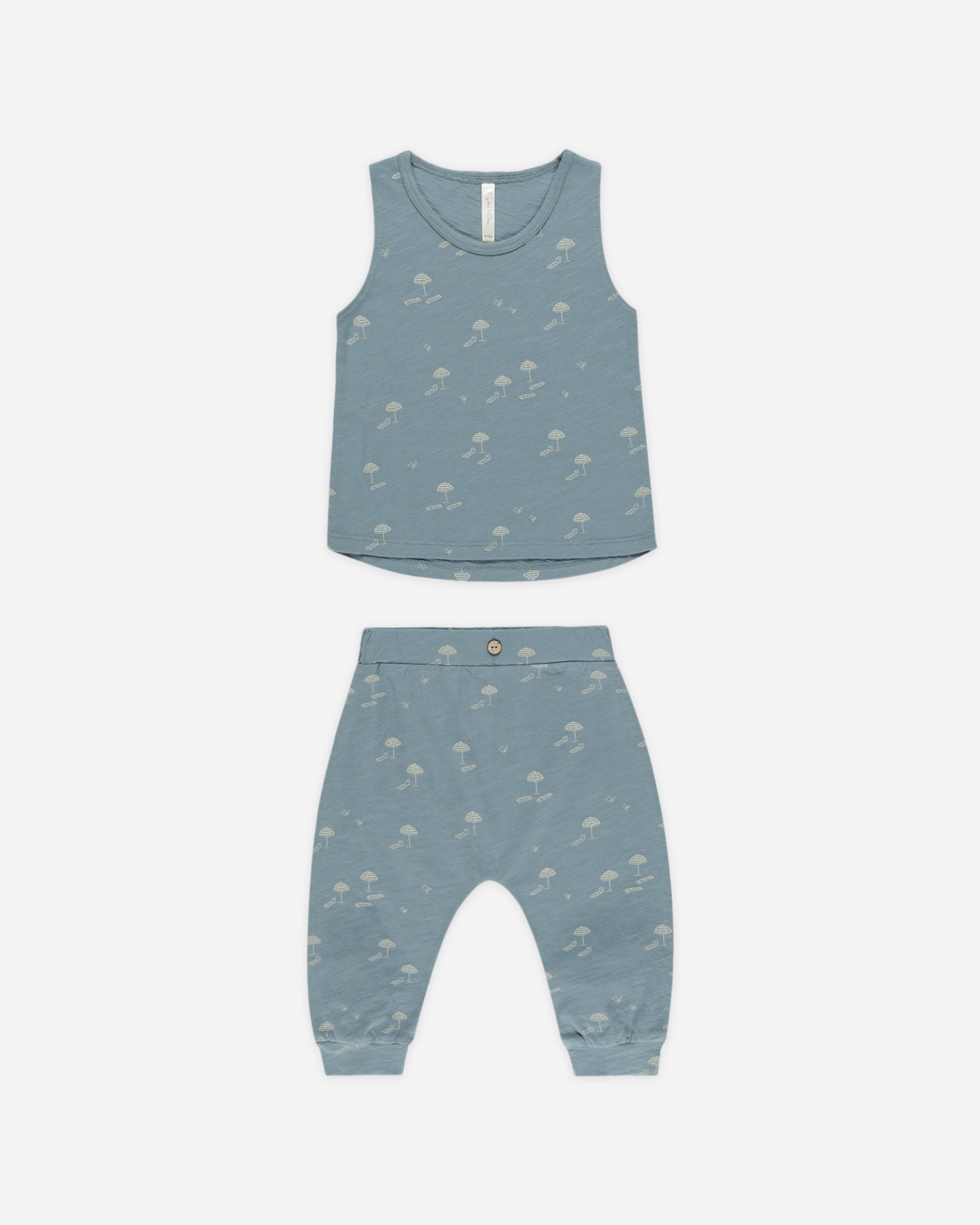 Tank + Slouch Pant Set || Beach