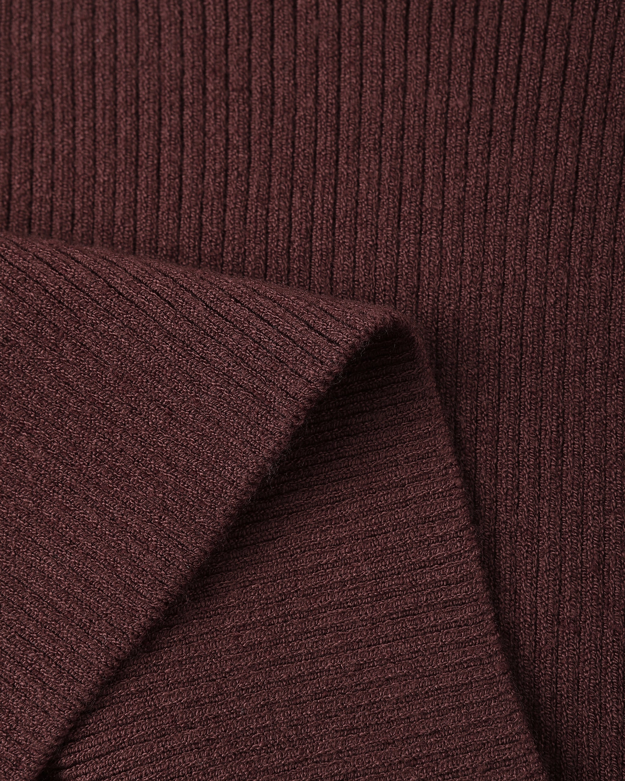 T-shirt festonné || Bordeaux