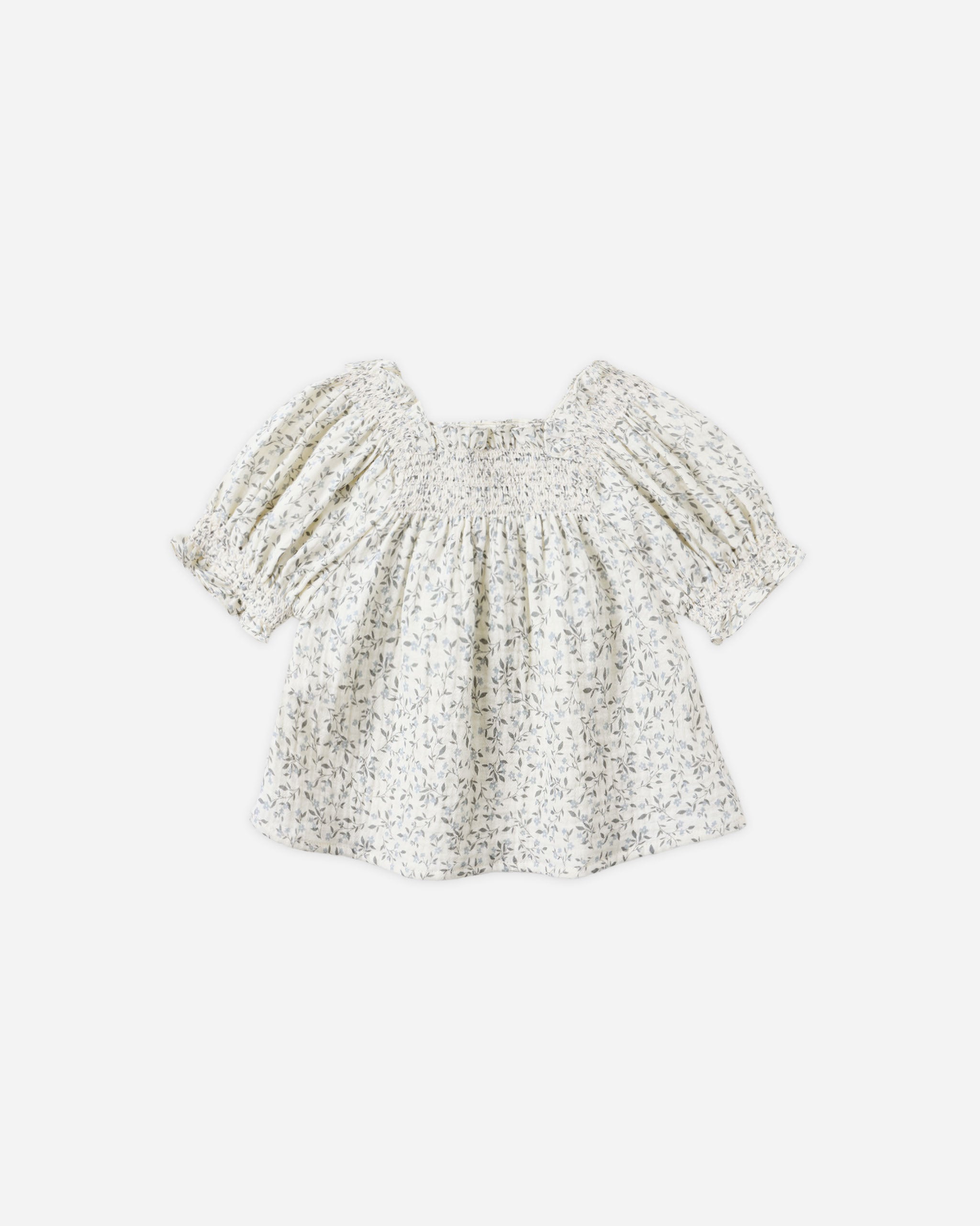 Ada Blouse || Blue Vines - Rylee + Cru | Kids Clothes | Trendy Baby Clothes | Modern Infant Outfits |