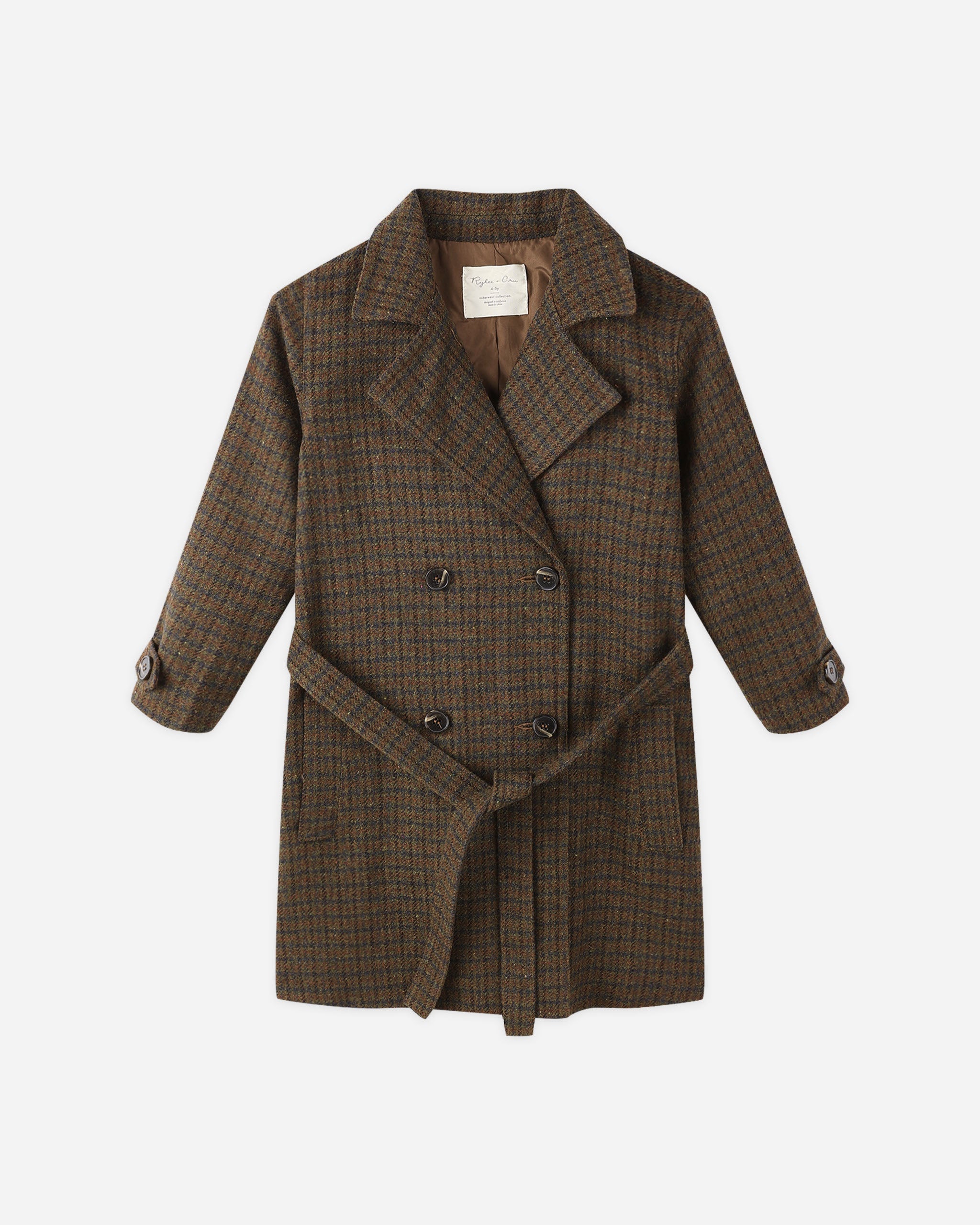 Trench Coat || Brown - Rylee + Cru | Kids Clothes | Trendy Baby Clothes | Modern Infant Outfits |