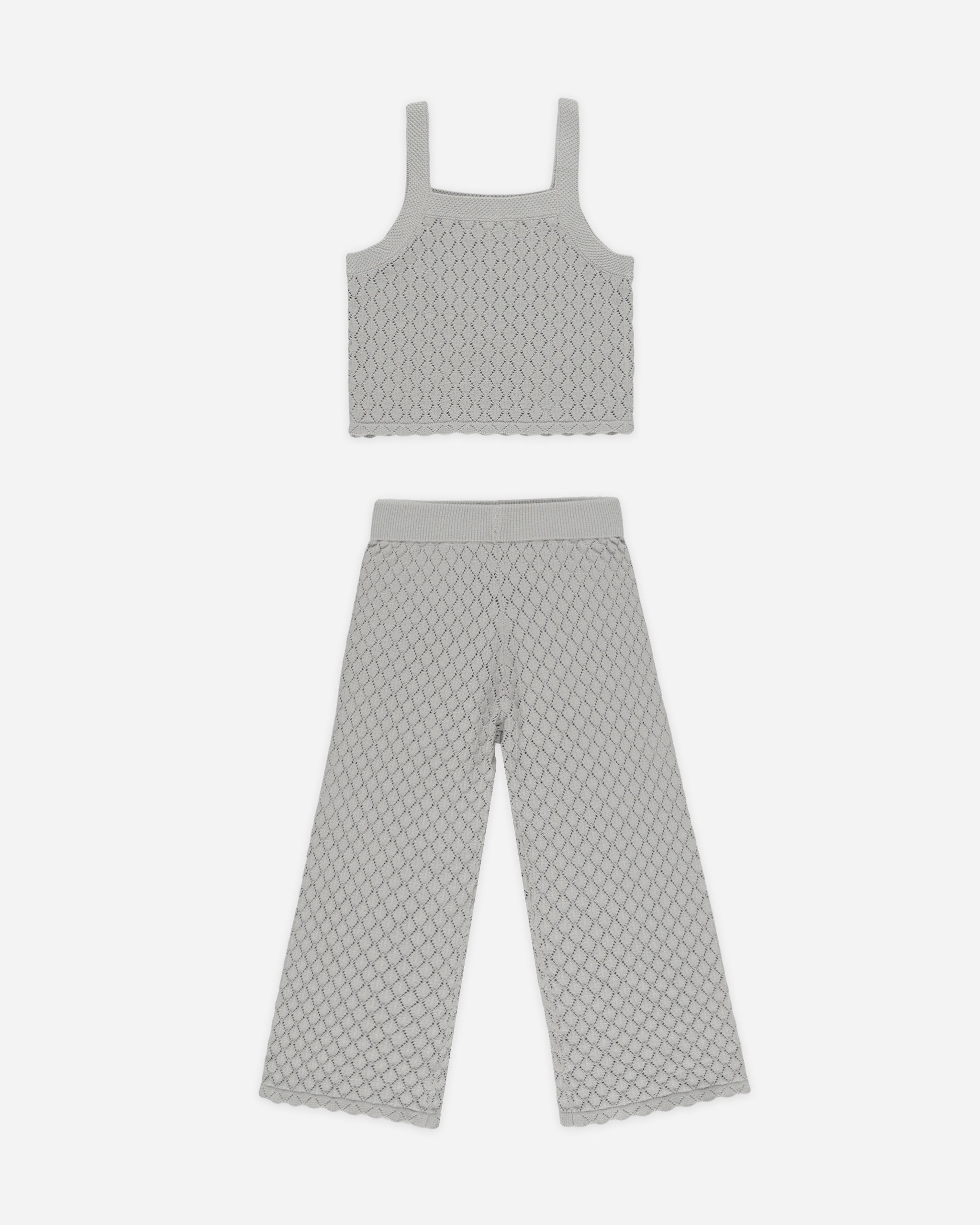 Ensemble d'été au crochet || Écume de mer