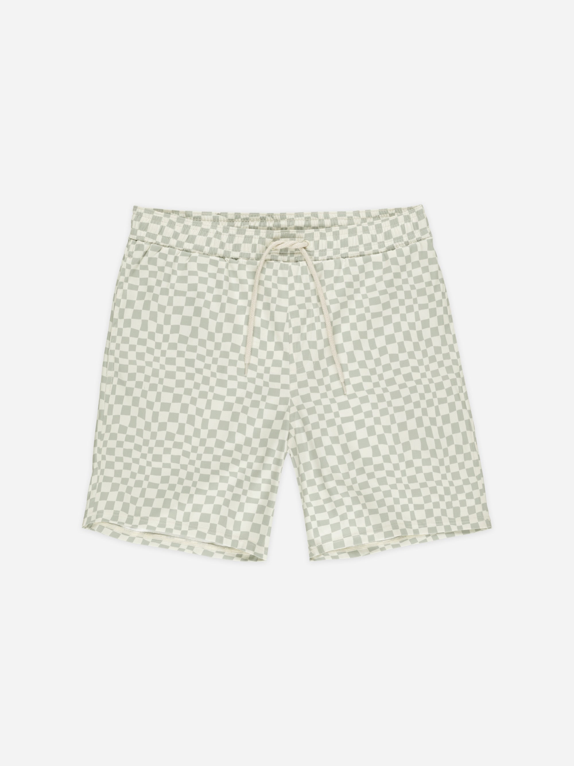 Basic Boardshort | Seafoam Check