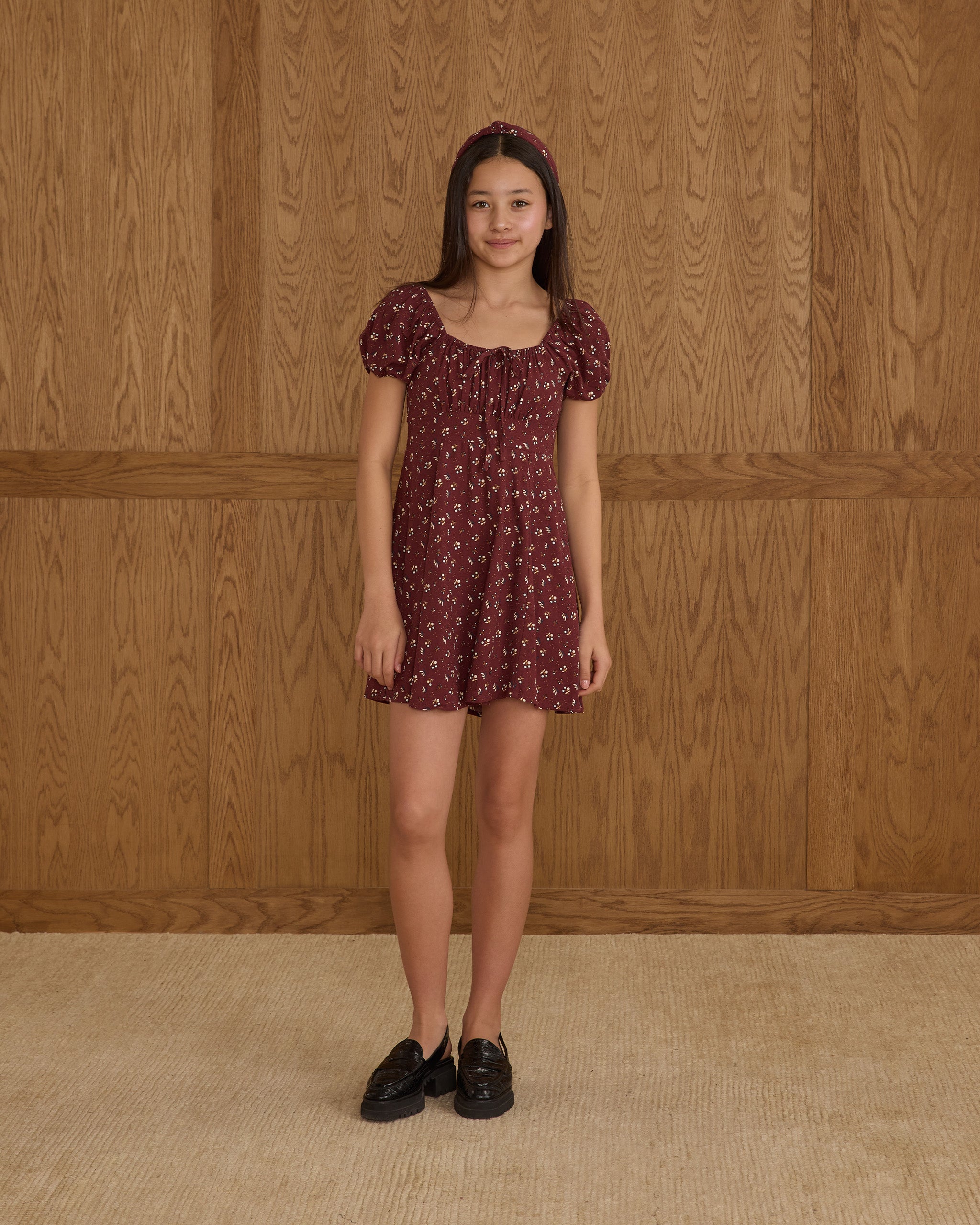 Ivy Dress || Harvest Berry Teen – Rylee + Cru Canada