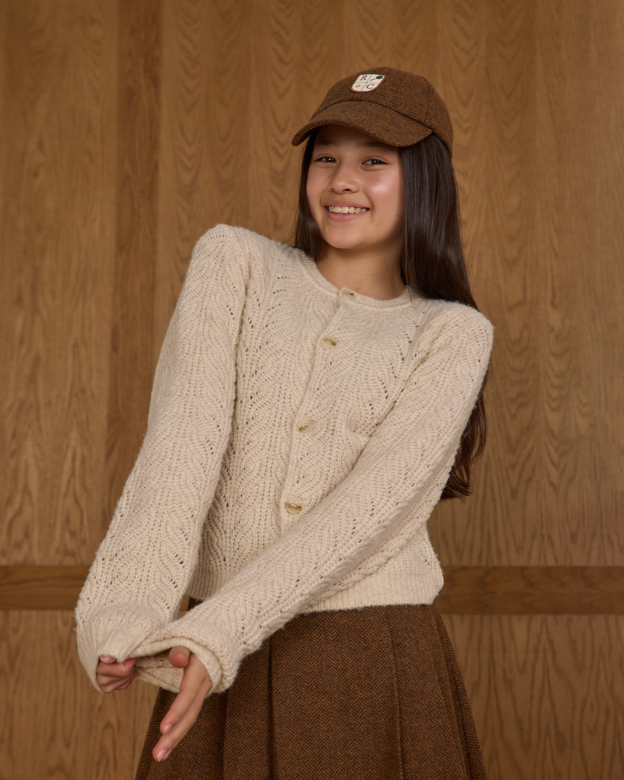 Cheyenne Cardigan || Heathered Oatmeal - Rylee + Cru | Kids Clothes | Trendy Baby Clothes | Modern Infant Outfits |