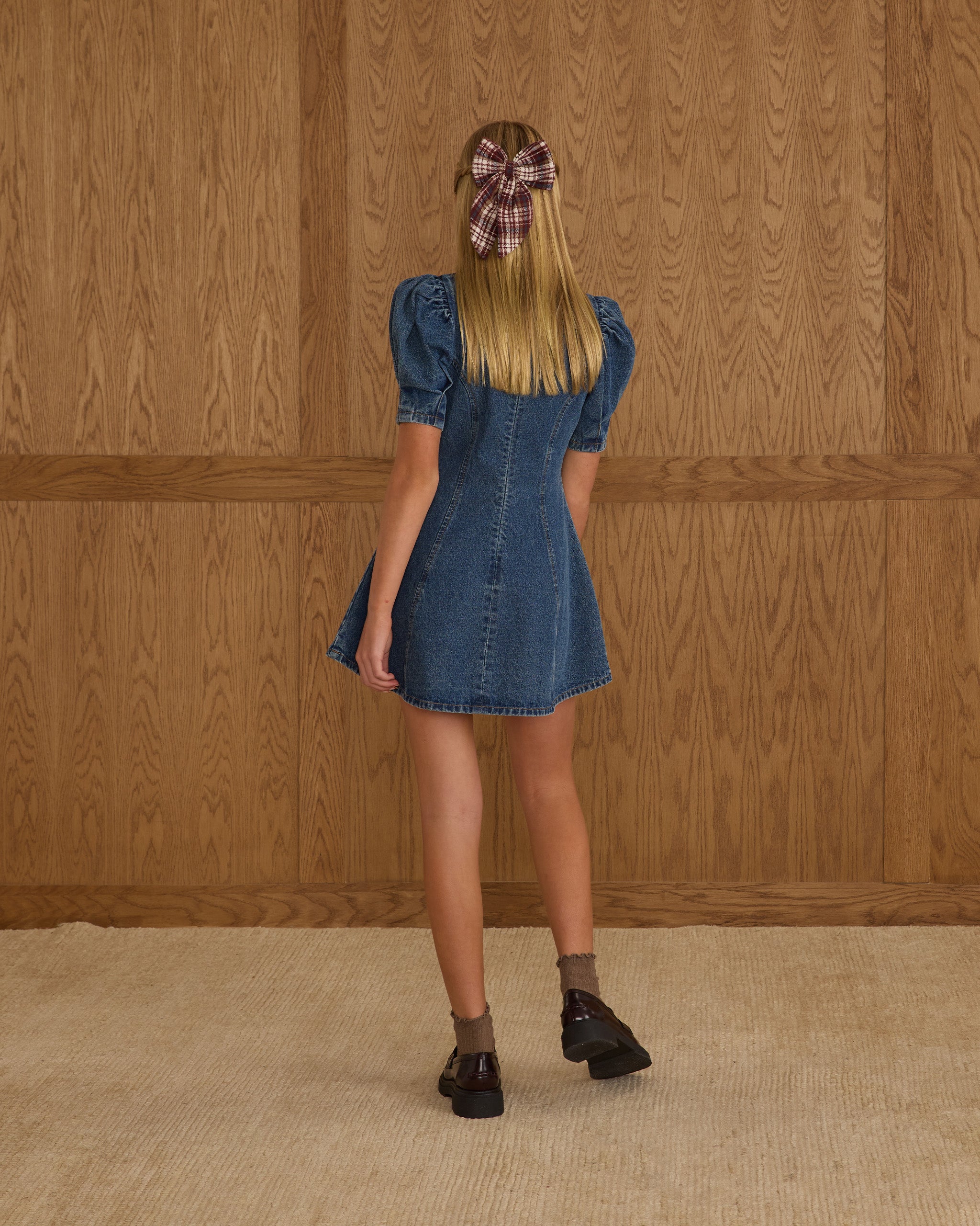 Levi Mini Dress | Indigo Denim Teen