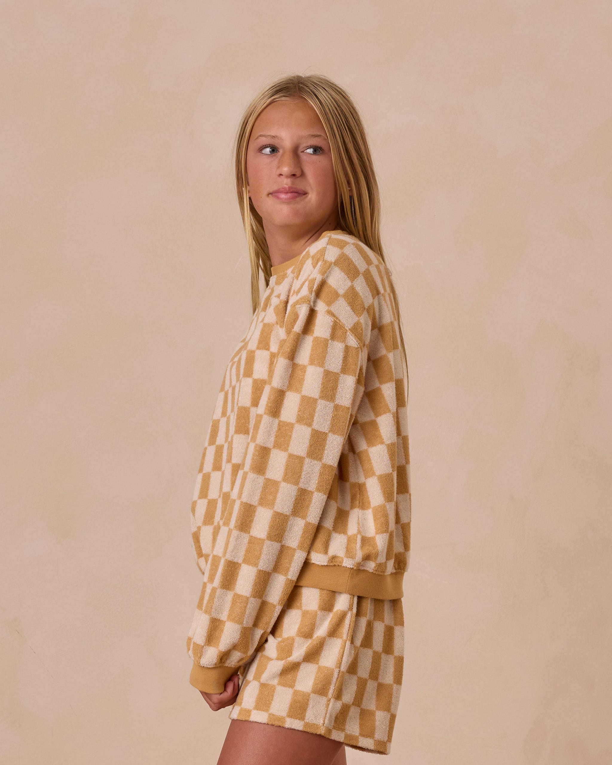 Summer Terry Set | Marigold Check