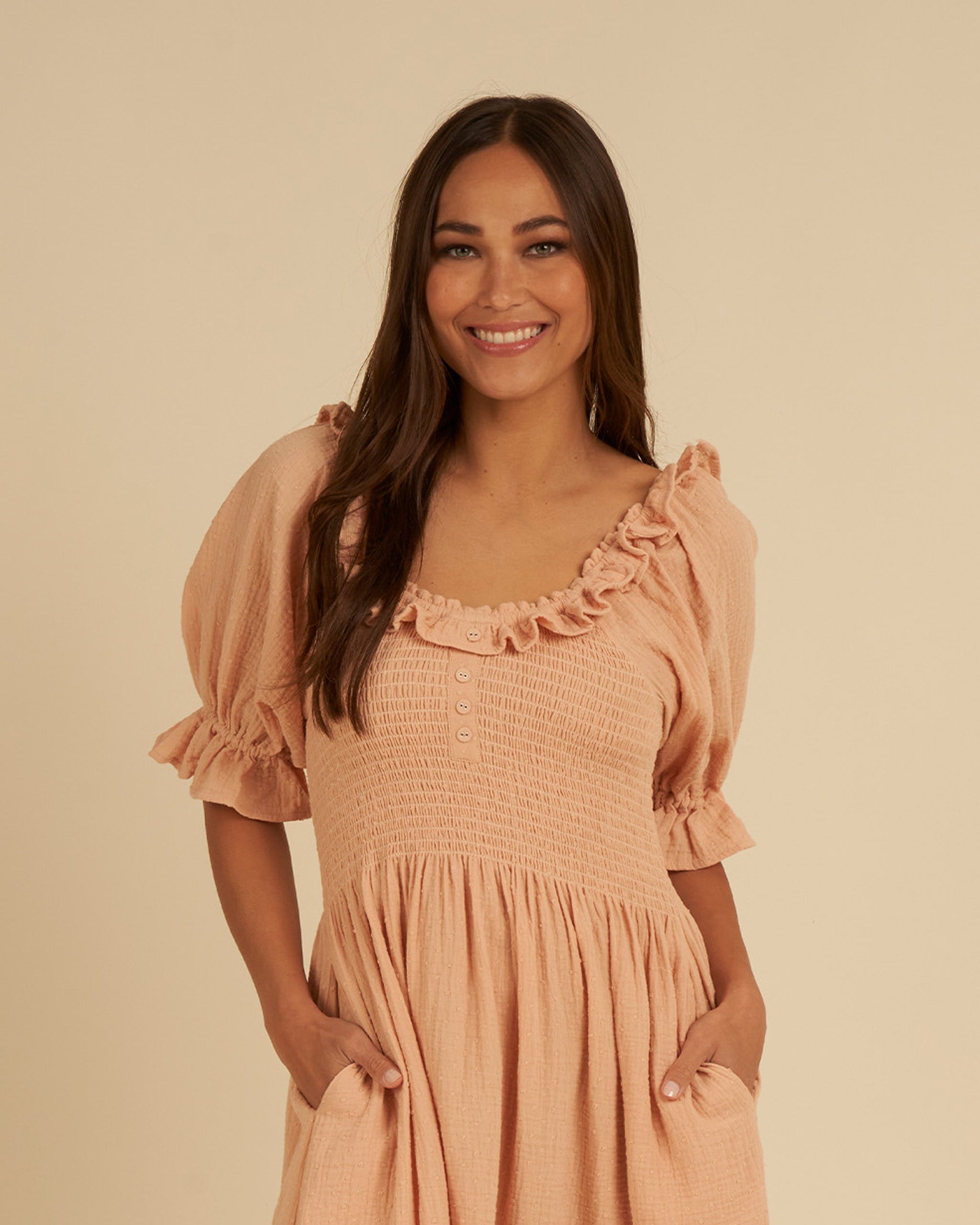 Lexi Dress | Apricot