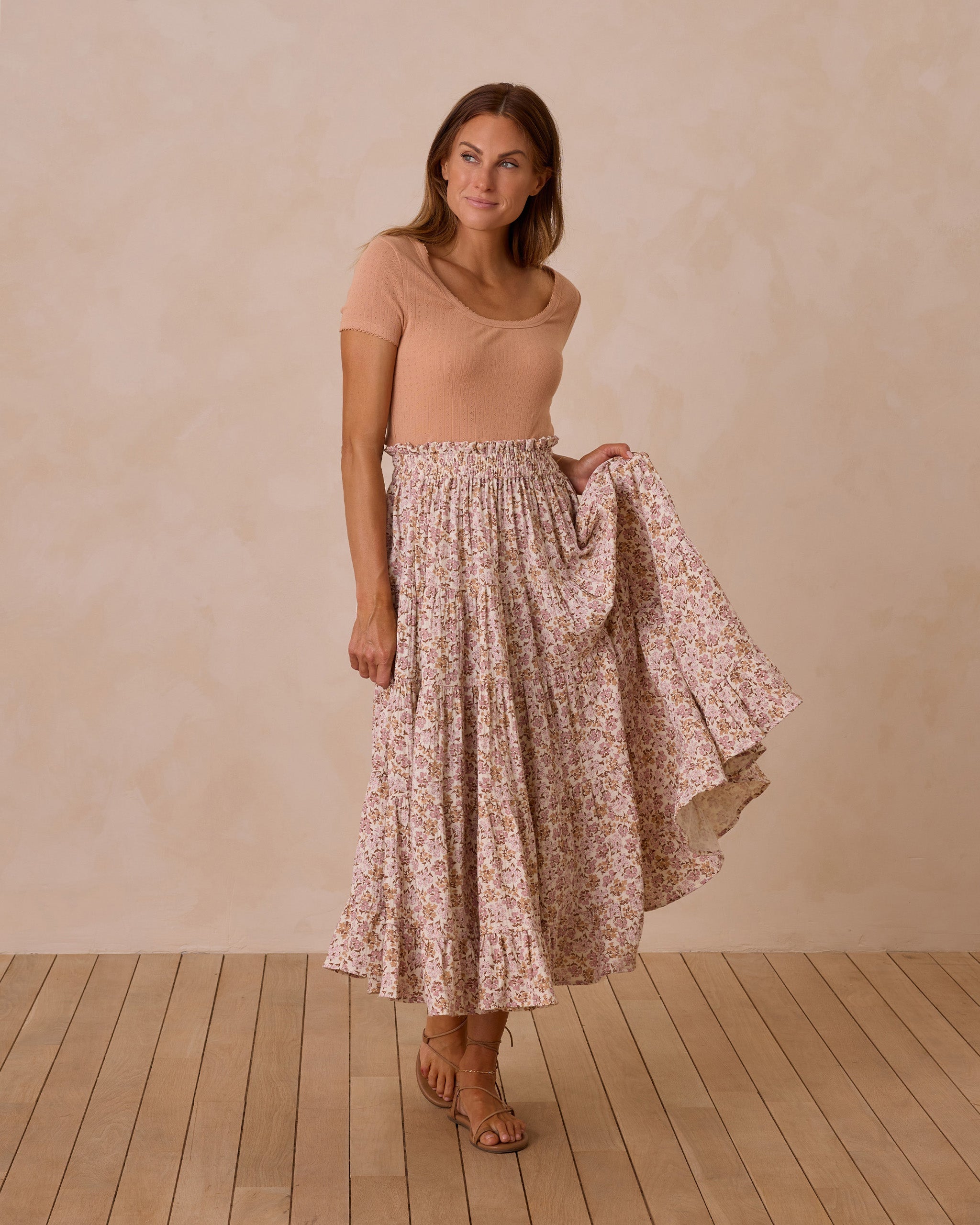 Ruffle Tiered Maxi Skirt | Wildflower