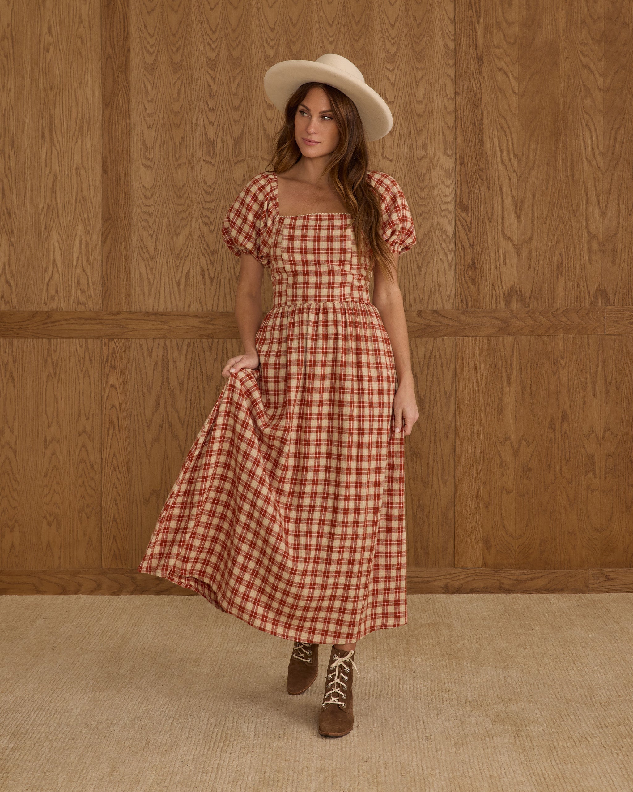 Chiara Dress | Red Plaid Rylee + Cru Canada Chiara Dress | Red Plaid Rylee + Cru Canada
