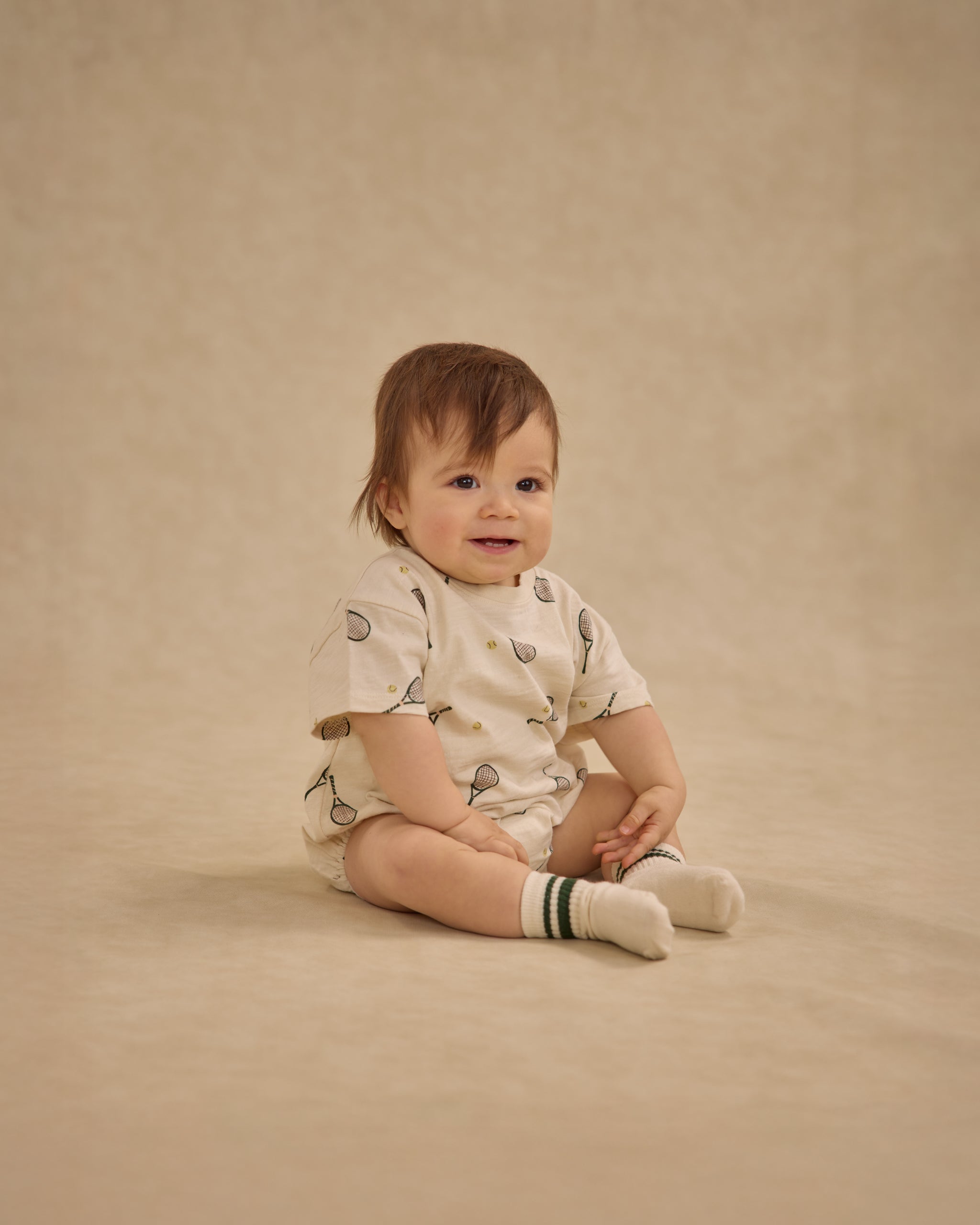 Stripe Socks, Set of 2 || Brown + Green Stripe - Rylee + Cru | Kids Clothes | Trendy Baby Clothes | Modern Infant Outfits |