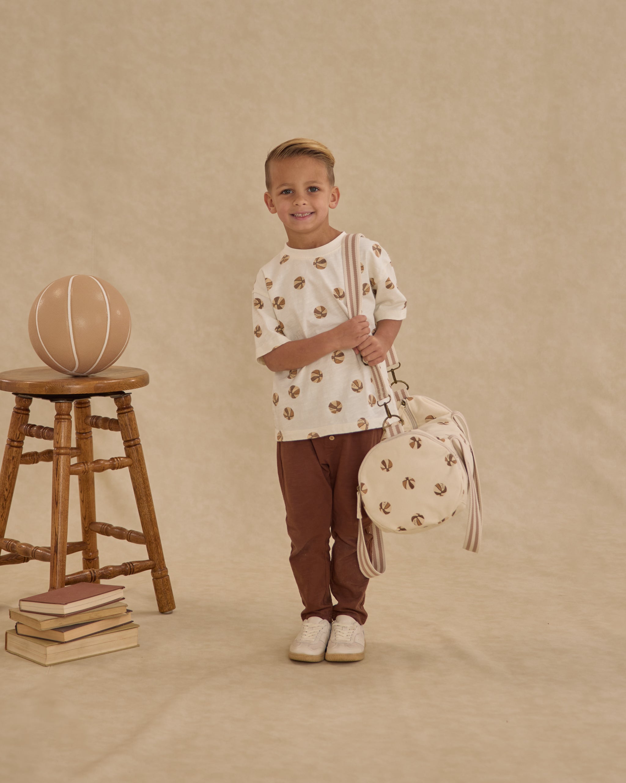 Duffle Bag || Basketball - Rylee + Cru | Kids Clothes | Trendy Baby Clothes | Modern Infant Outfits |