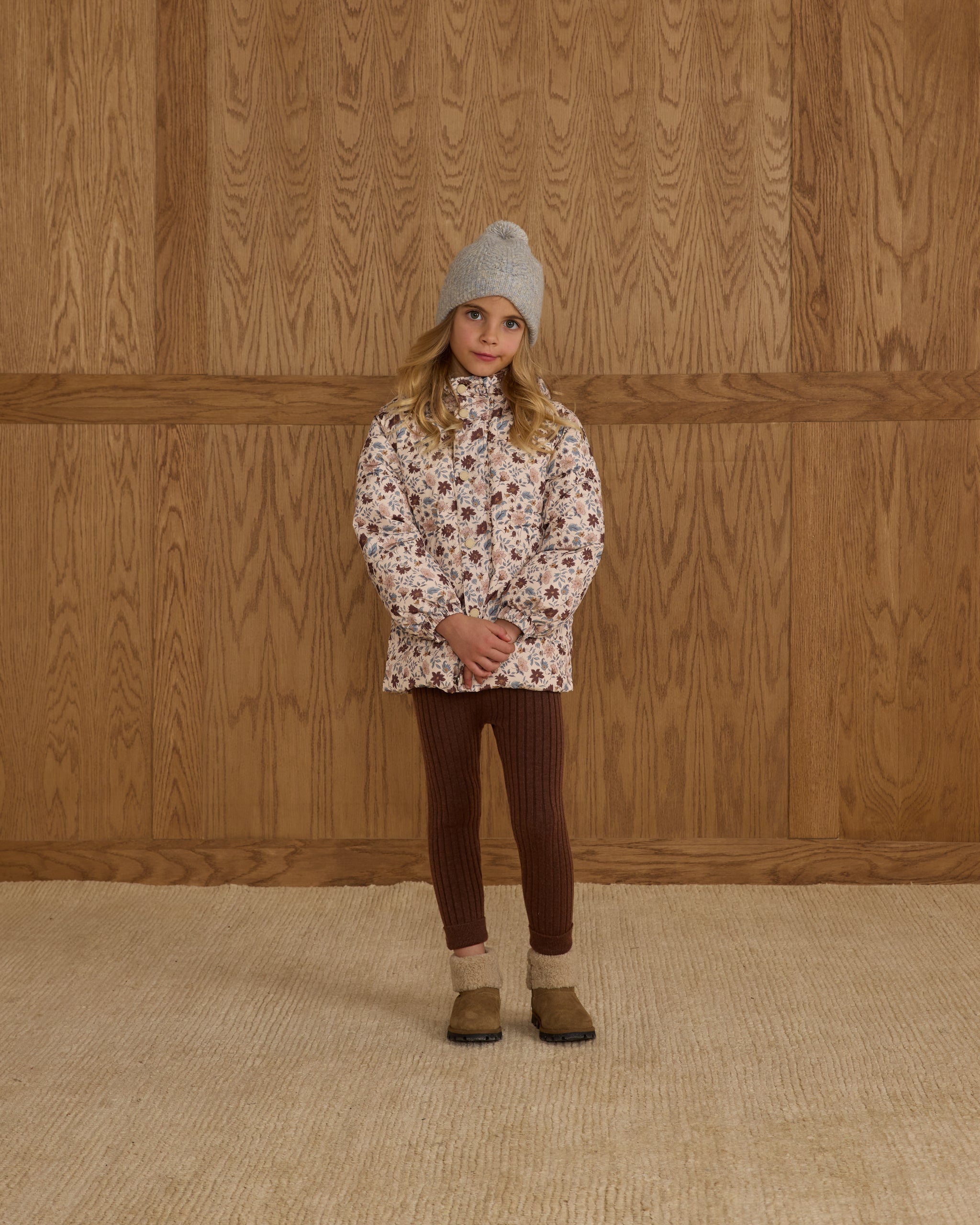 Cuffed Legging || Brown - Rylee + Cru | Kids Clothes | Trendy Baby Clothes | Modern Infant Outfits |