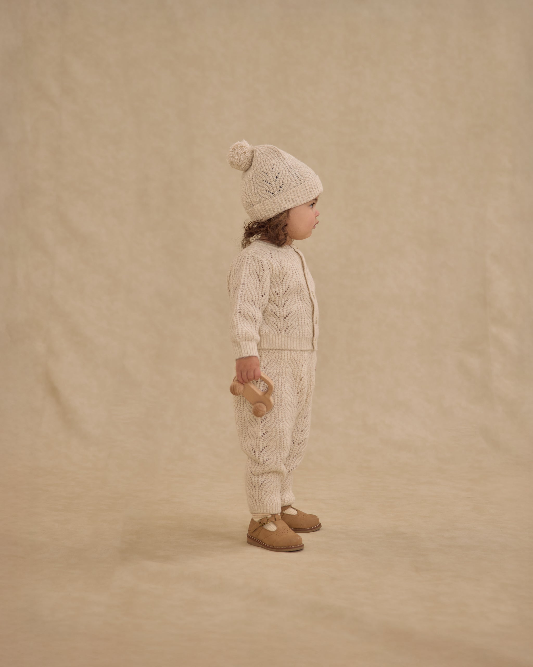 Beanie || Heathered Oatmeal - Rylee + Cru | Kids Clothes | Trendy Baby Clothes | Modern Infant Outfits |