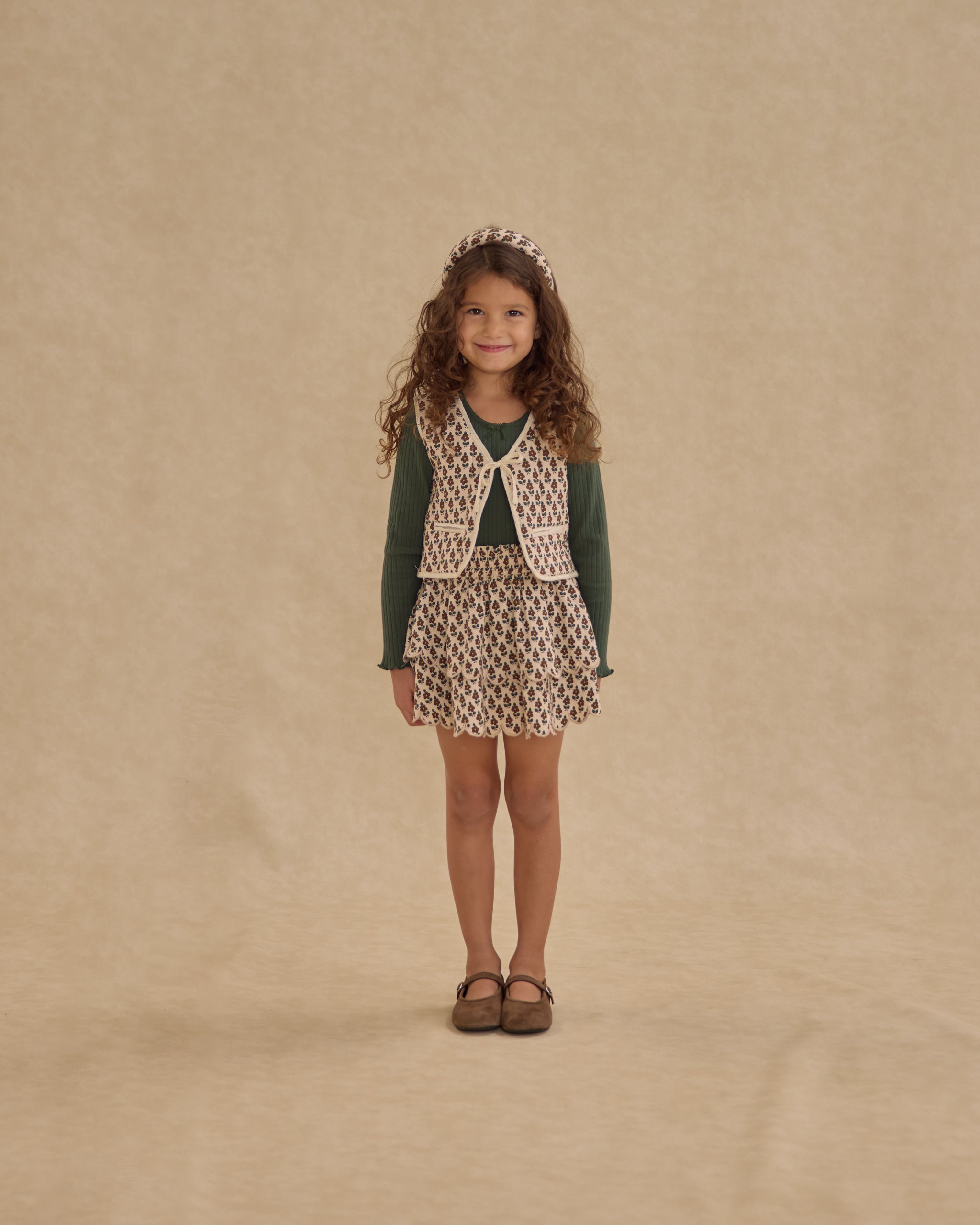 Ribbed Long Sleeve || Green - Rylee + Cru | Kids Clothes | Trendy Baby Clothes | Modern Infant Outfits |