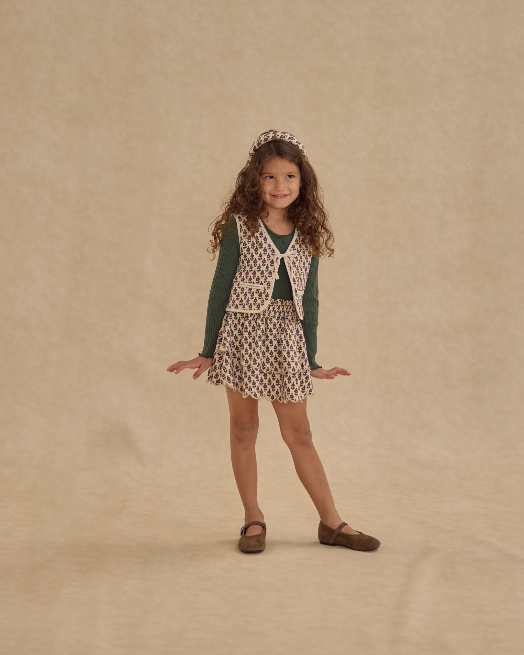 Ribbed Long Sleeve || Green - Rylee + Cru | Kids Clothes | Trendy Baby Clothes | Modern Infant Outfits |