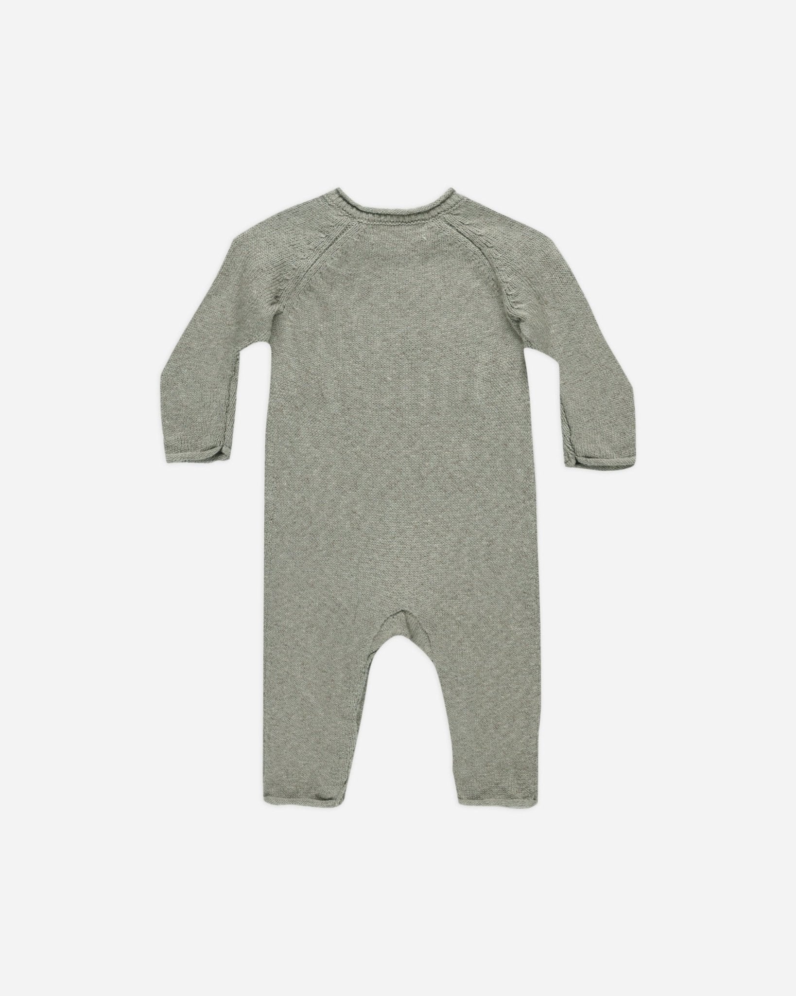 Cozy Heather Knit Jumpsuit || Heathered Basil - Rylee + Cru Canada