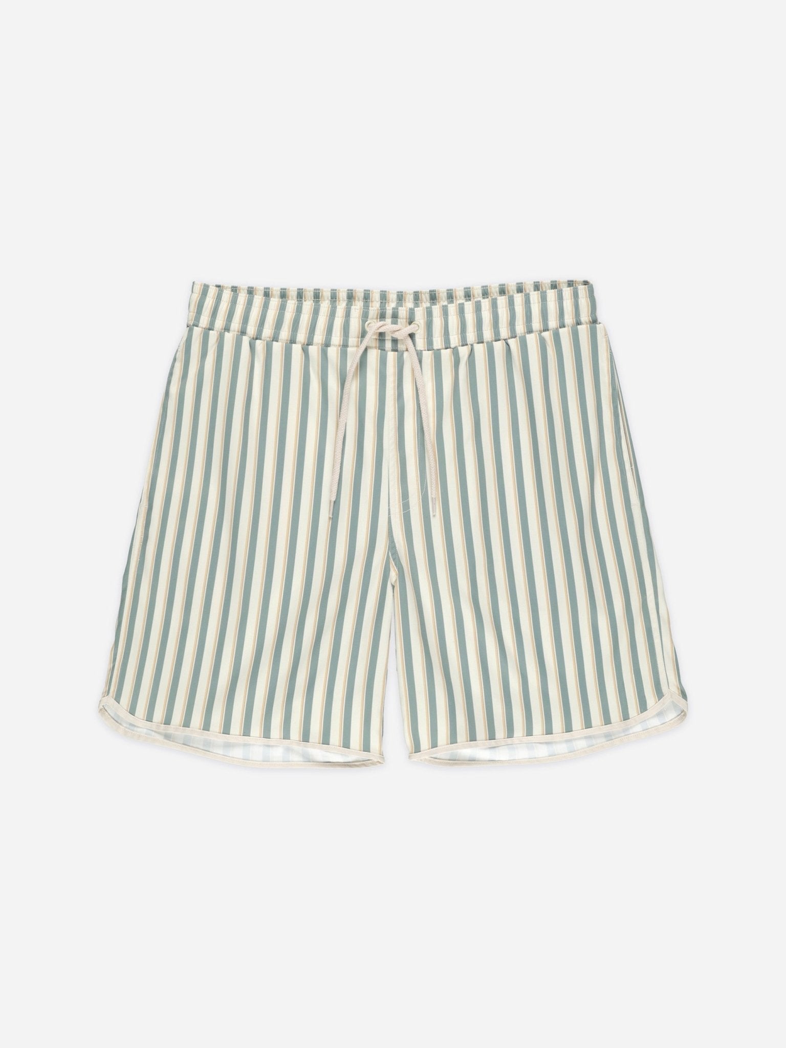 Dolphin Boardshort | Aqua Stripe - Rylee + Cru Canada