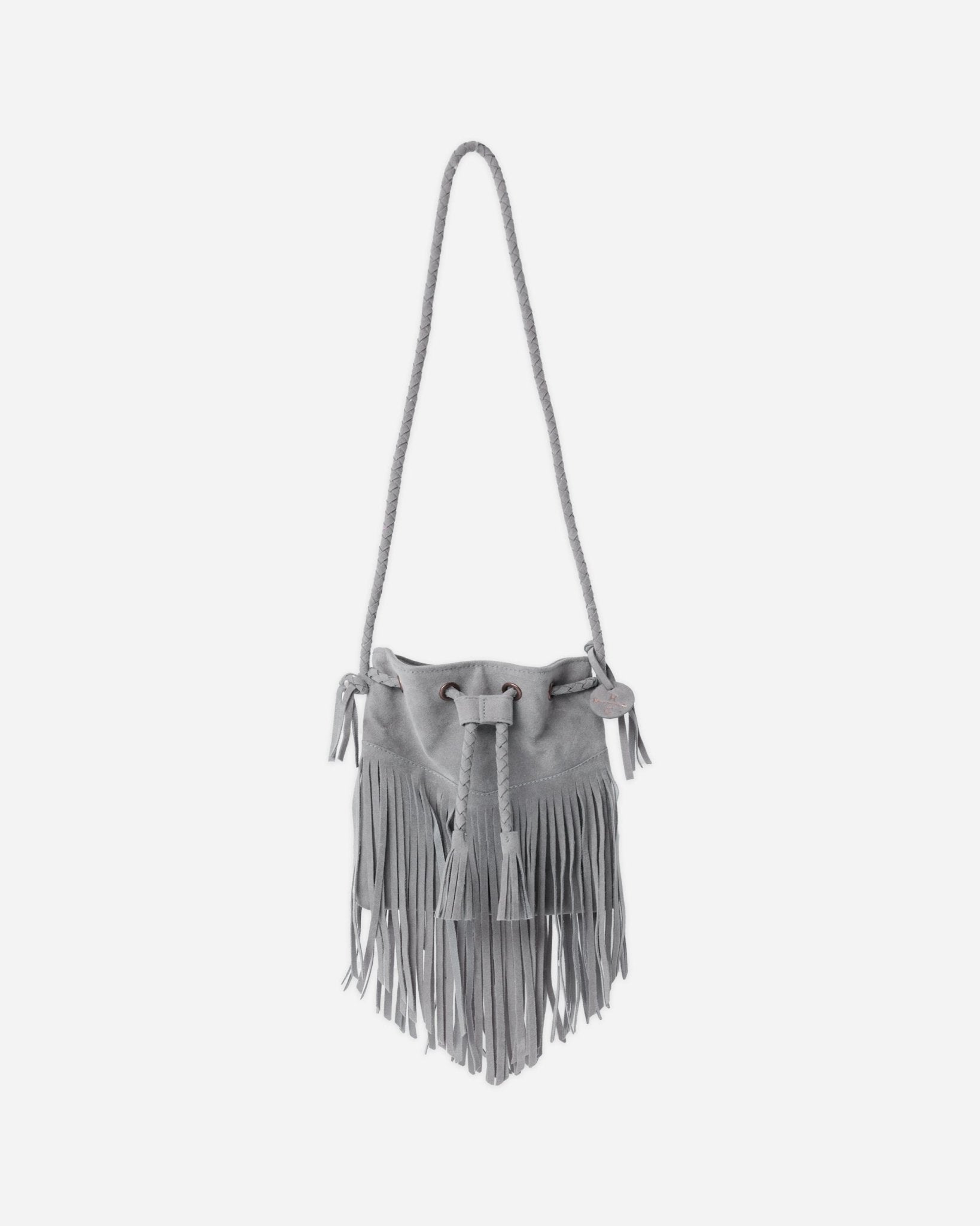 Fringe Crossbody Purse Dusty Blue Rylee Cru Canada