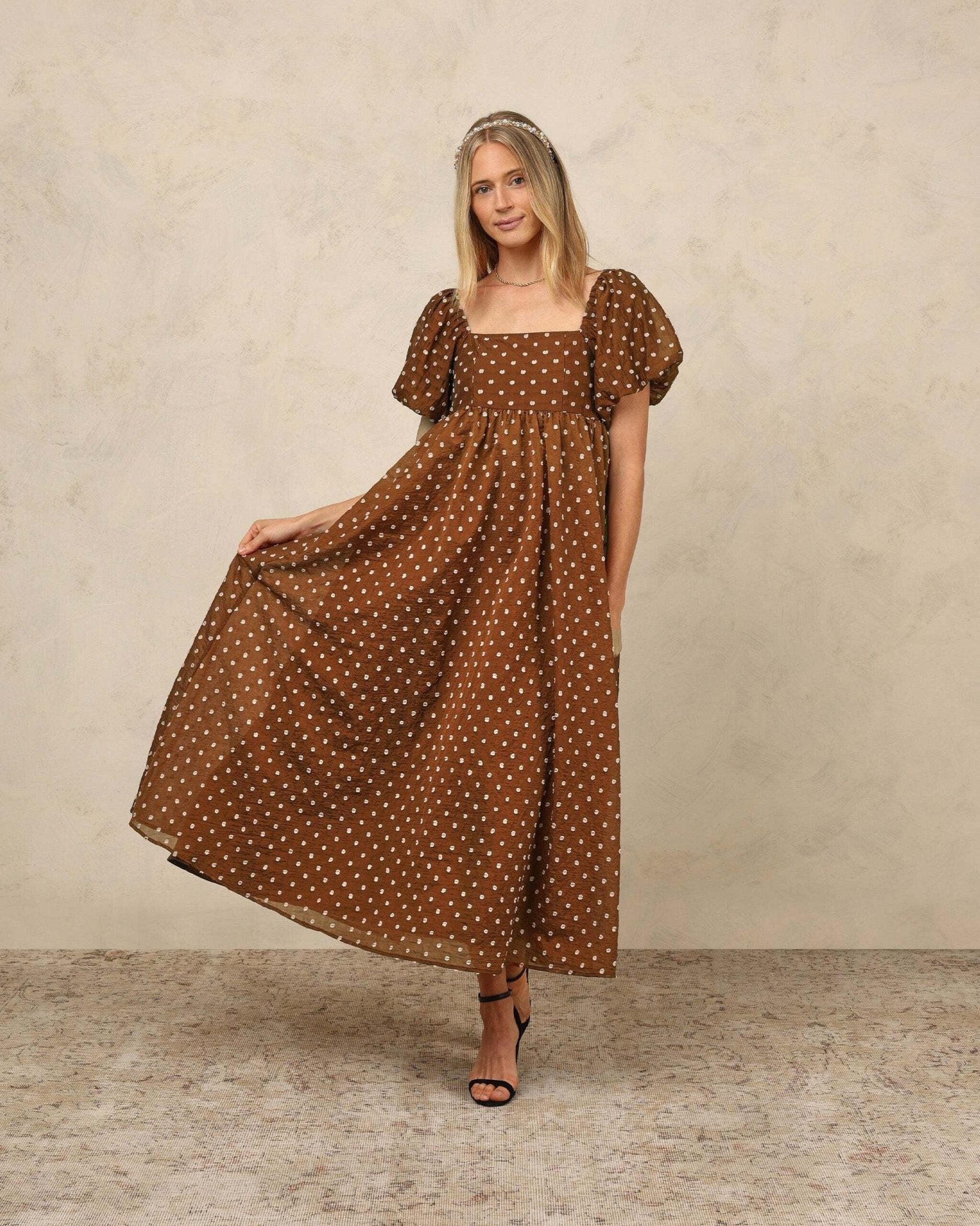 CARAMEL GINGER DRESS 8Y