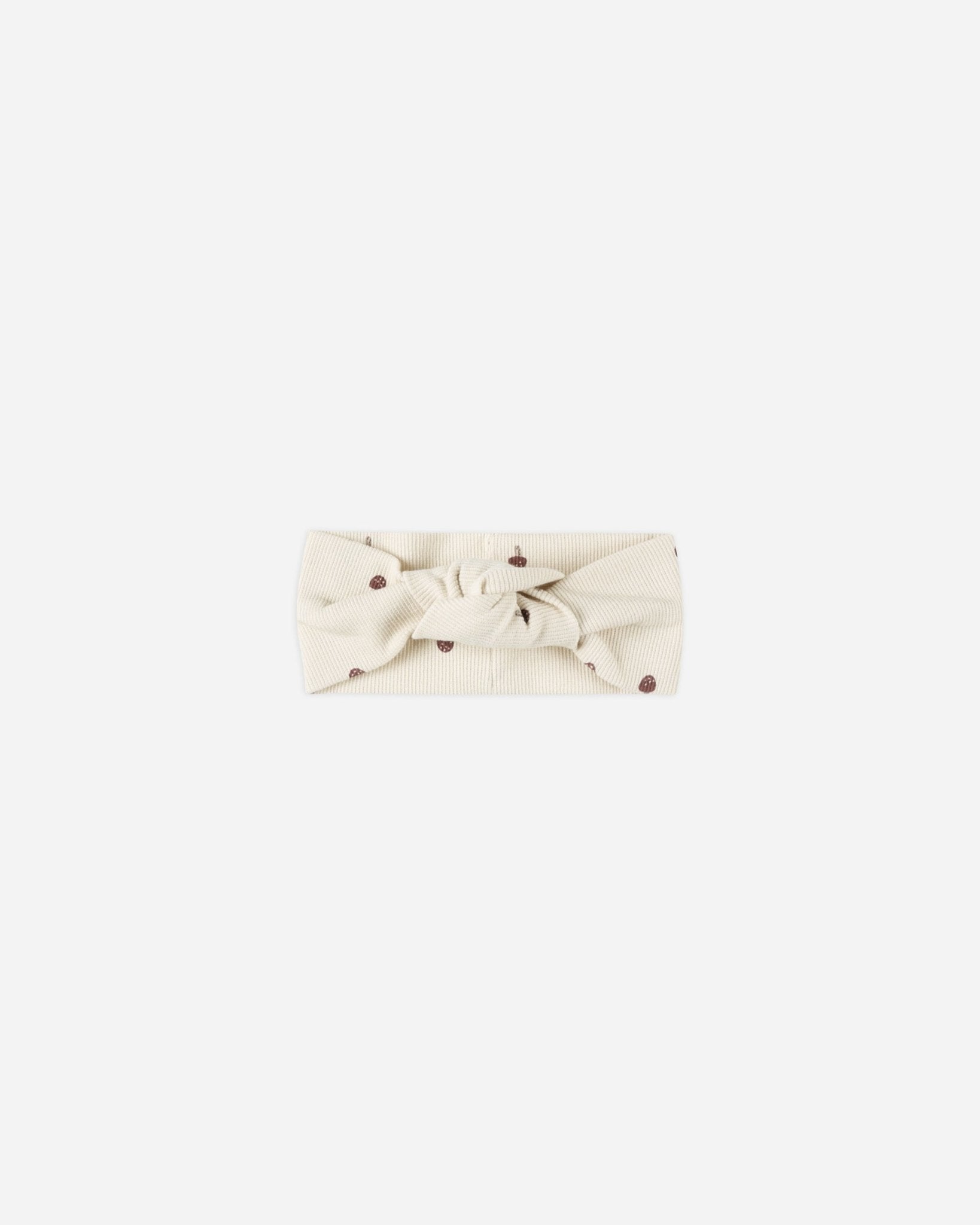 Ribbed Knotted Headband || Mushrooms - Rylee + Cru Canada