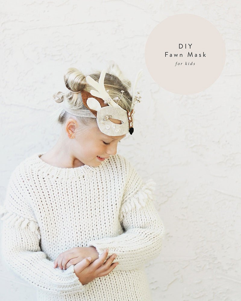 DIY Fawn Mask - Rylee + Cru Canada