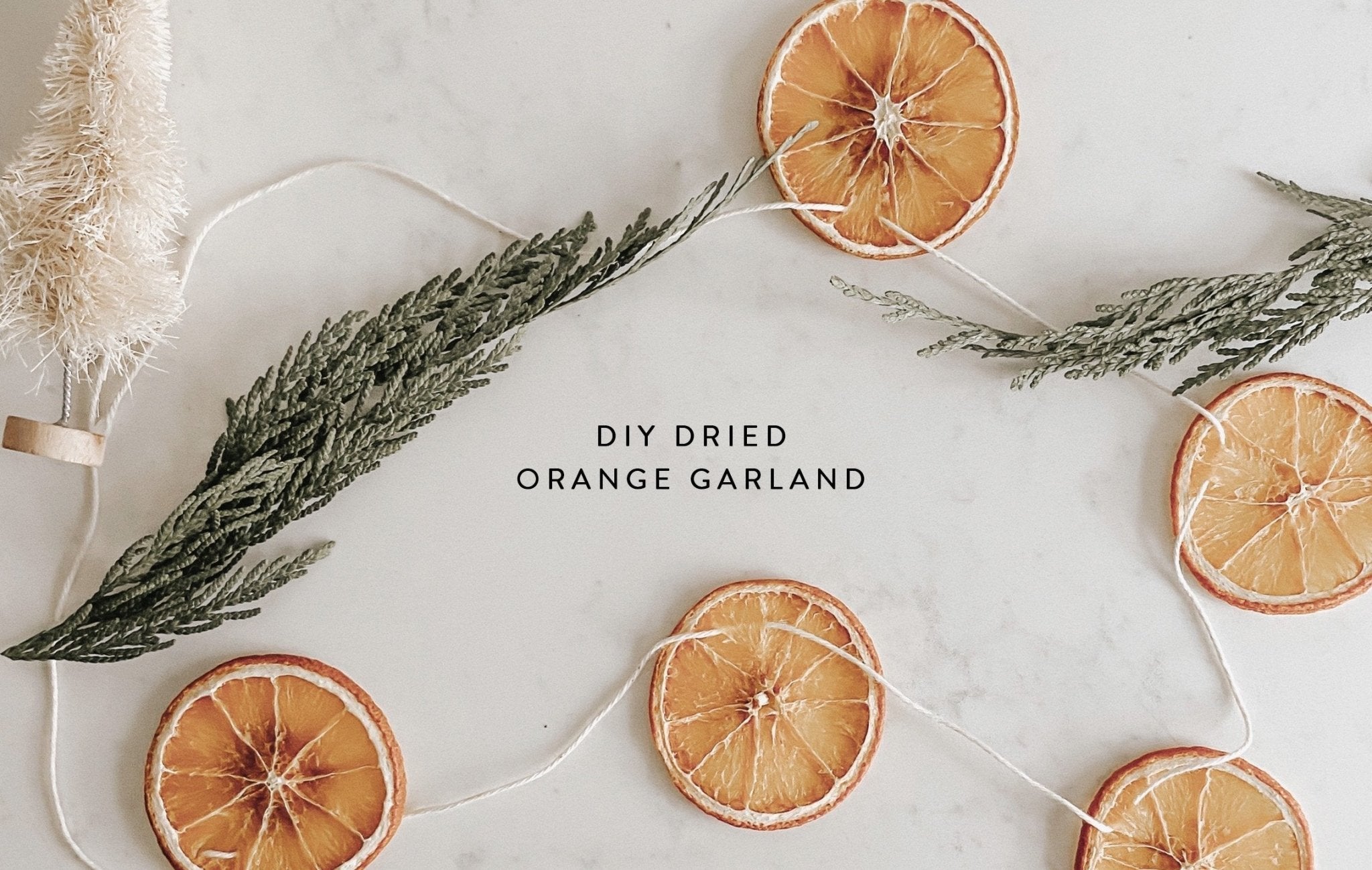 DIY: Holiday Dried Orange Garland - Rylee + Cru Canada