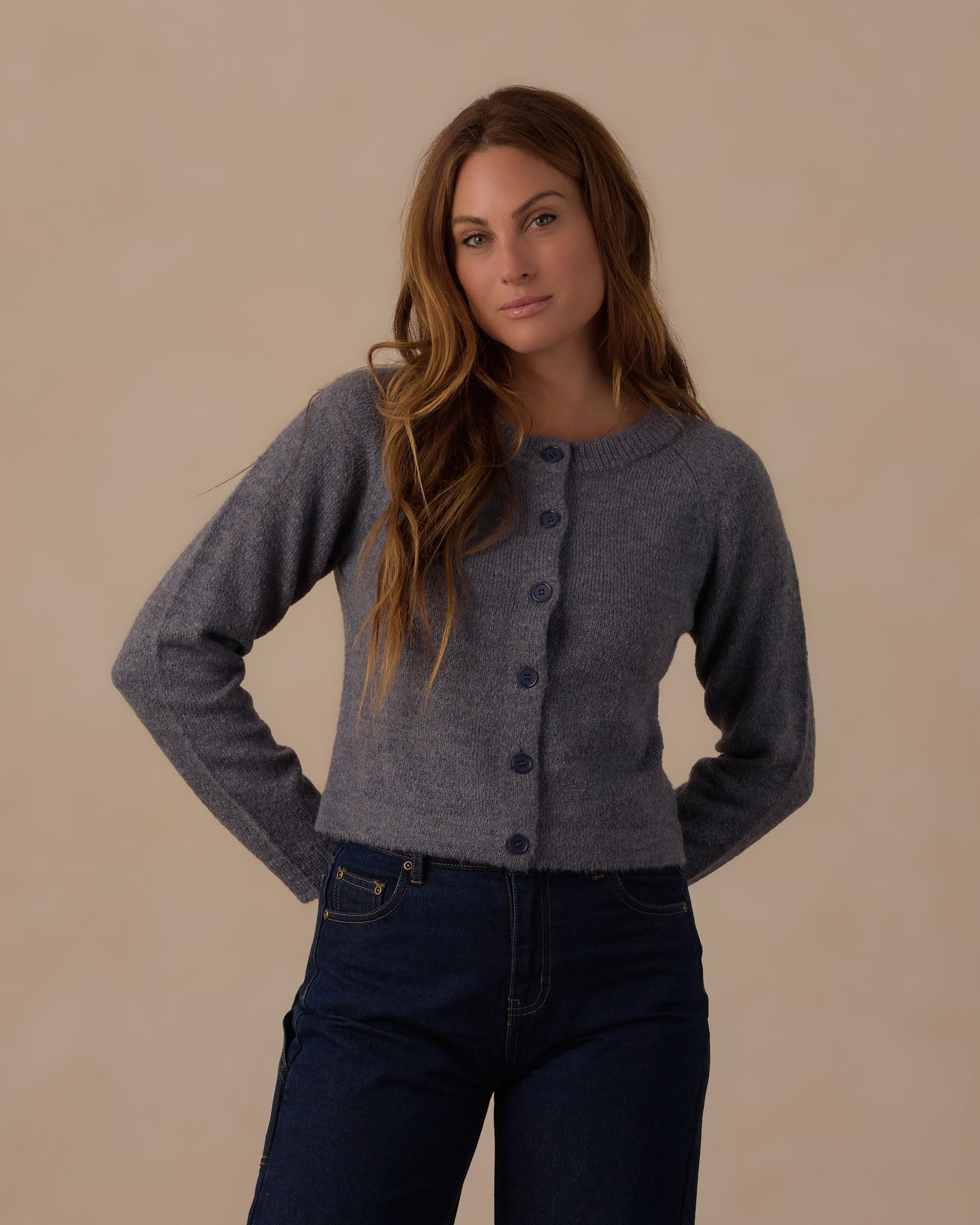 Women's Fuzzy Cardigan Midnight - Rylee + Cru | Kids Clothes | Trendy Baby Clothes | Modern Infant Outfits |