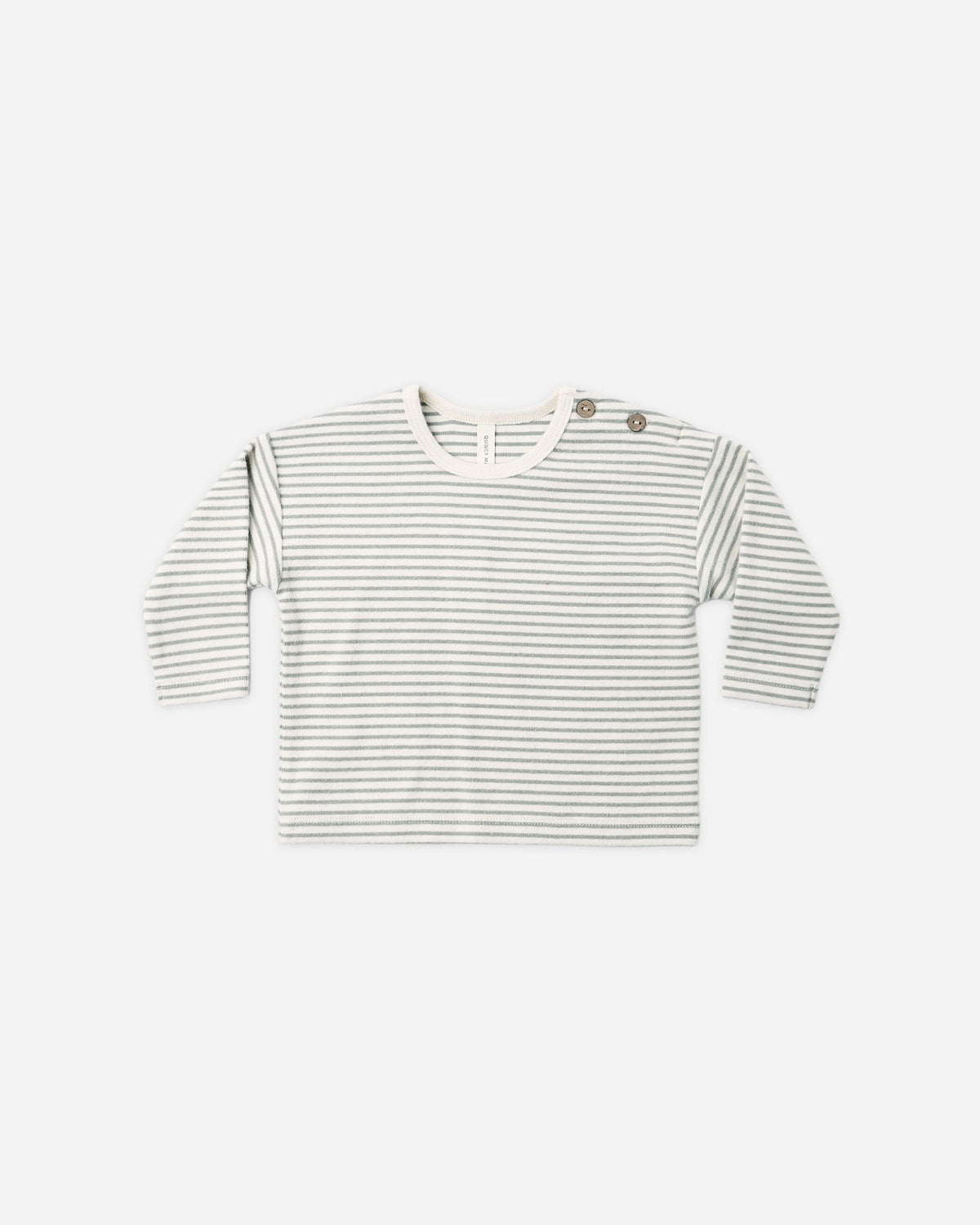 Long Sleeve Tee Laurel Microstripe - Rylee + Cru | Kids Clothes | Trendy Baby Clothes | Modern Infant Outfits |