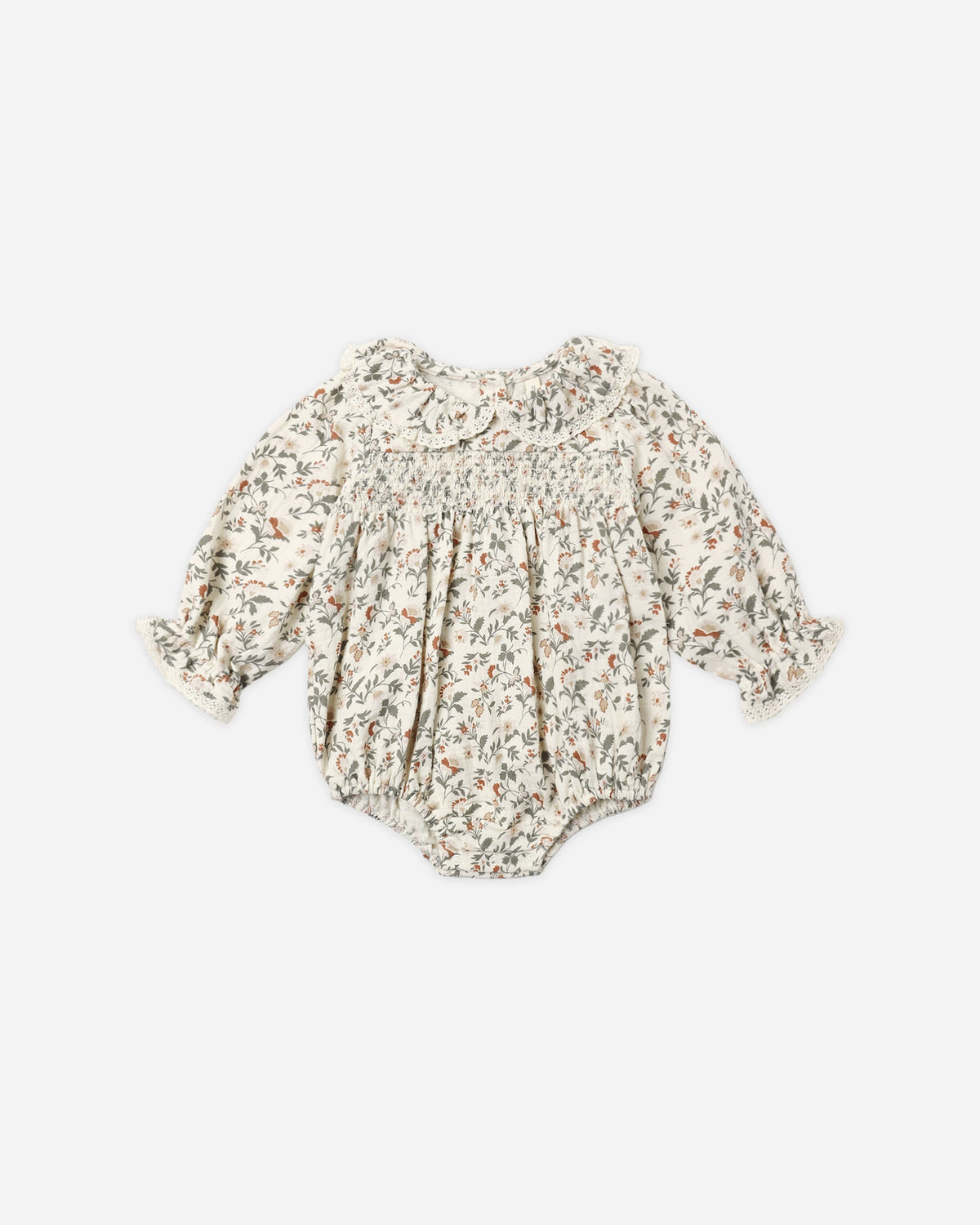 Callie Romper Holiday Floral - Rylee + Cru | Kids Clothes | Trendy Baby Clothes | Modern Infant Outfits |