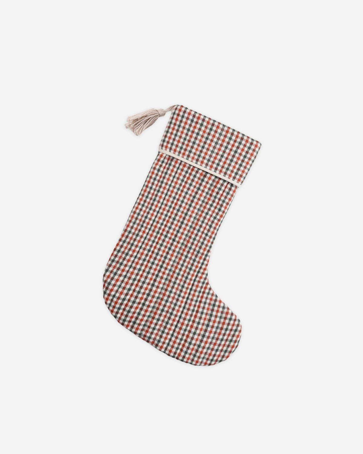 Christmas Stocking Holiday Gingham - Rylee + Cru | Kids Clothes | Trendy Baby Clothes | Modern Infant Outfits |