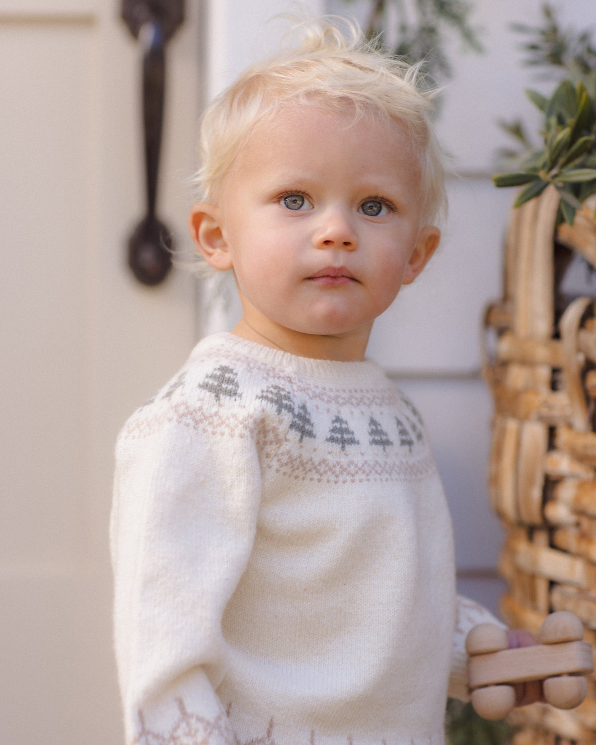 Rex Sweater Tree Fair Isle - Rylee + Cru | Kids Clothes | Trendy Baby Clothes | Modern Infant Outfits |