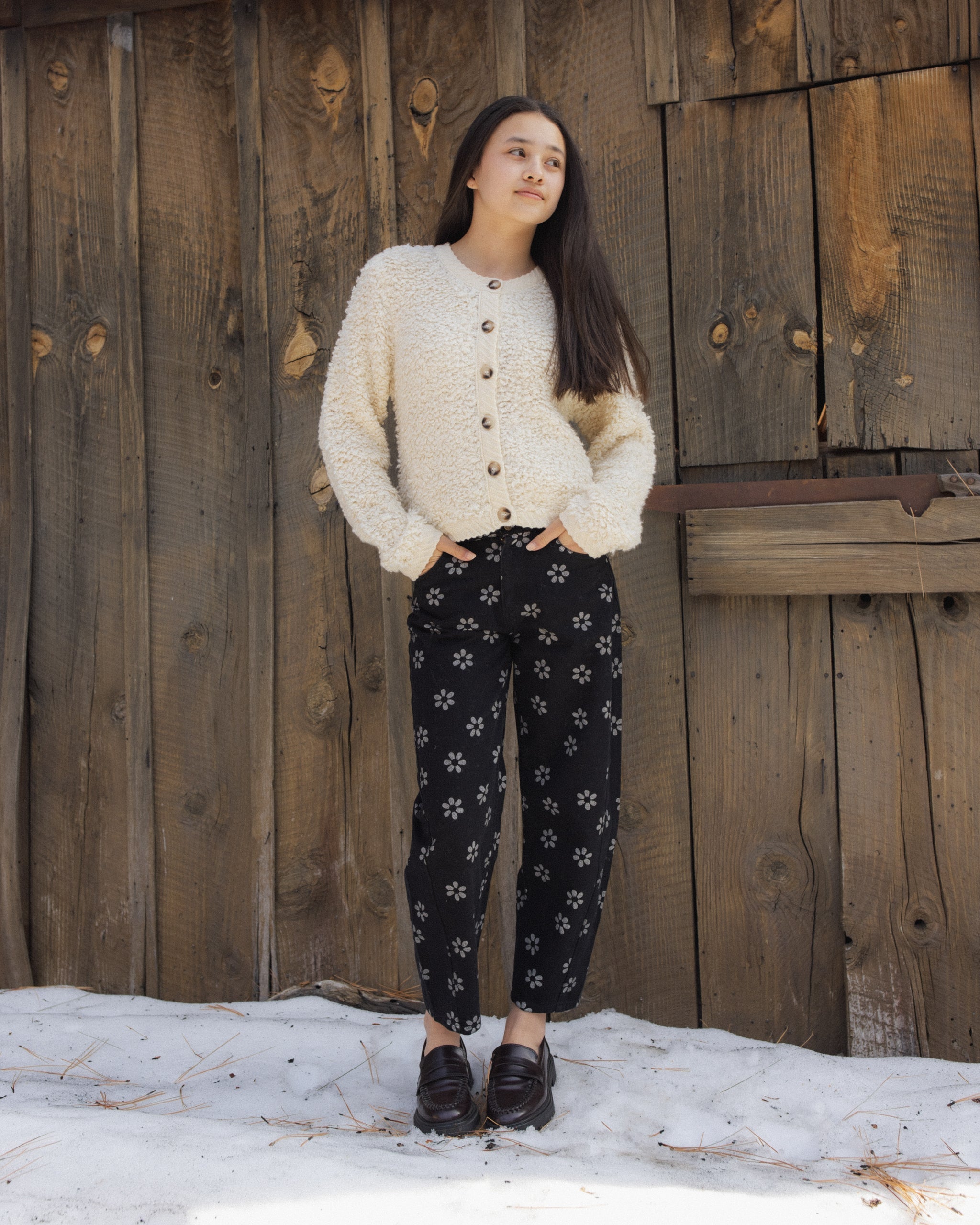 Teen Chloe Cardigan Natural - Rylee + Cru | Kids Clothes | Trendy Baby Clothes | Modern Infant Outfits |