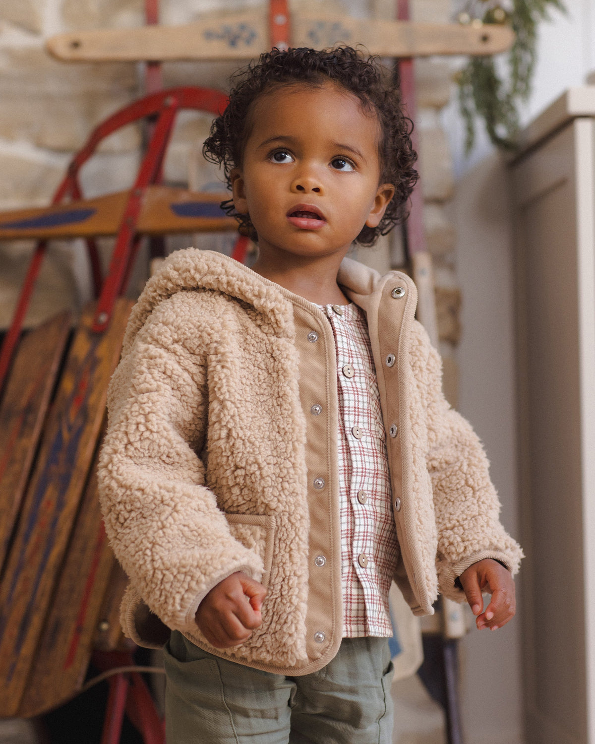 Winter Jacket Latte - Rylee + Cru | Kids Clothes | Trendy Baby Clothes | Modern Infant Outfits |