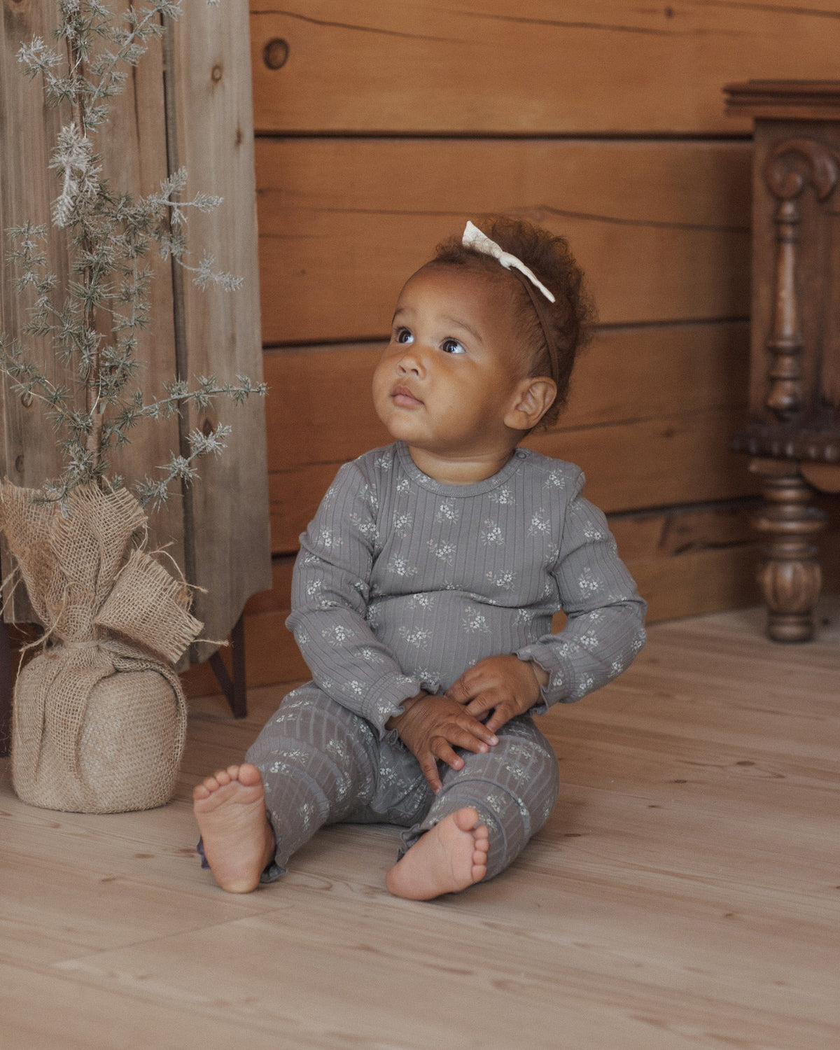 Legging Slate Bloom - Rylee + Cru | Kids Clothes | Trendy Baby Clothes | Modern Infant Outfits |