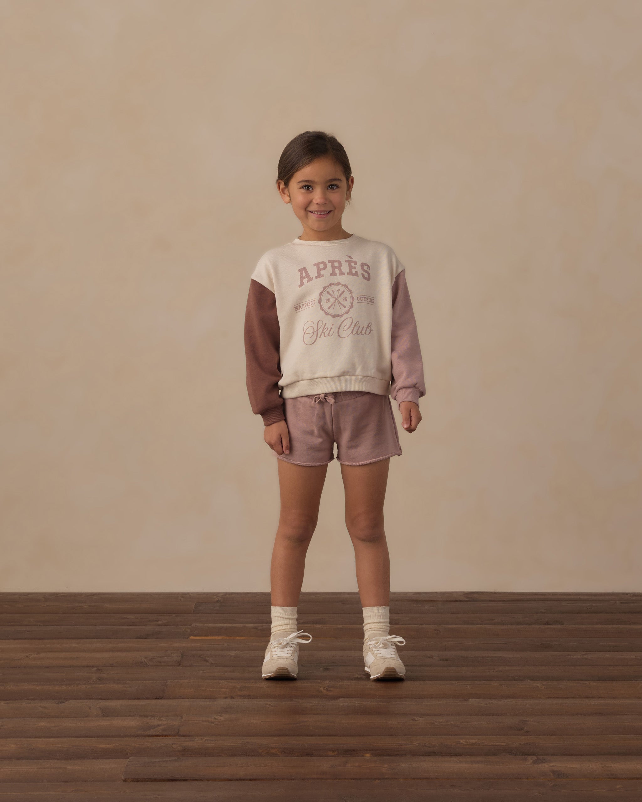 Sweat Short Rosewood - Rylee + Cru | Kids Clothes | Trendy Baby Clothes | Modern Infant Outfits |