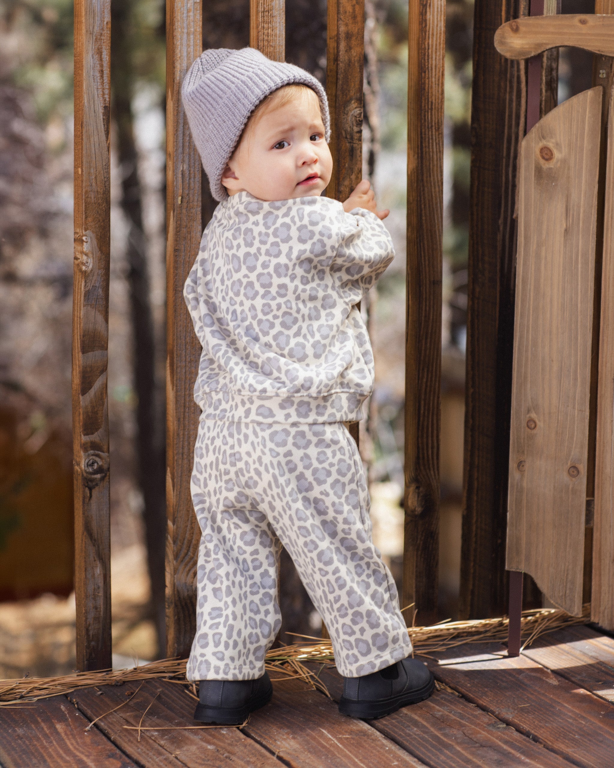Beanie Dusty Blue - Rylee + Cru | Kids Clothes | Trendy Baby Clothes | Modern Infant Outfits |