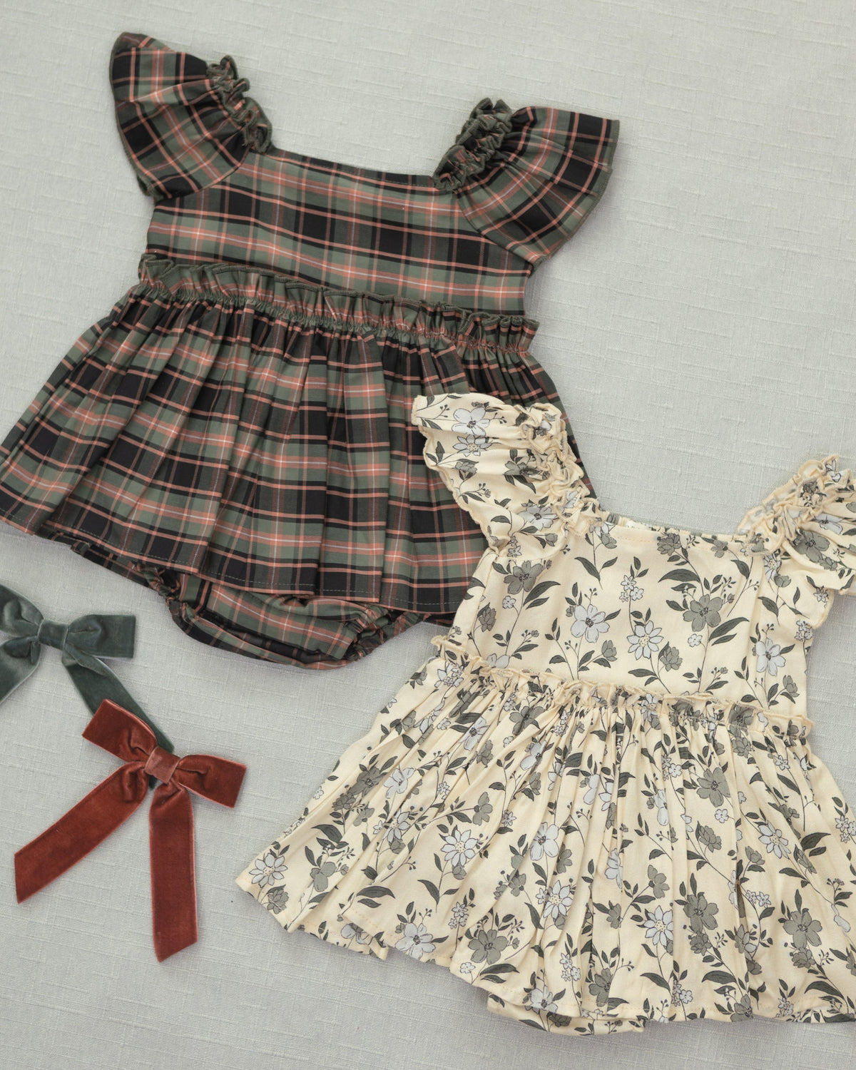 Margot Romper Tartan