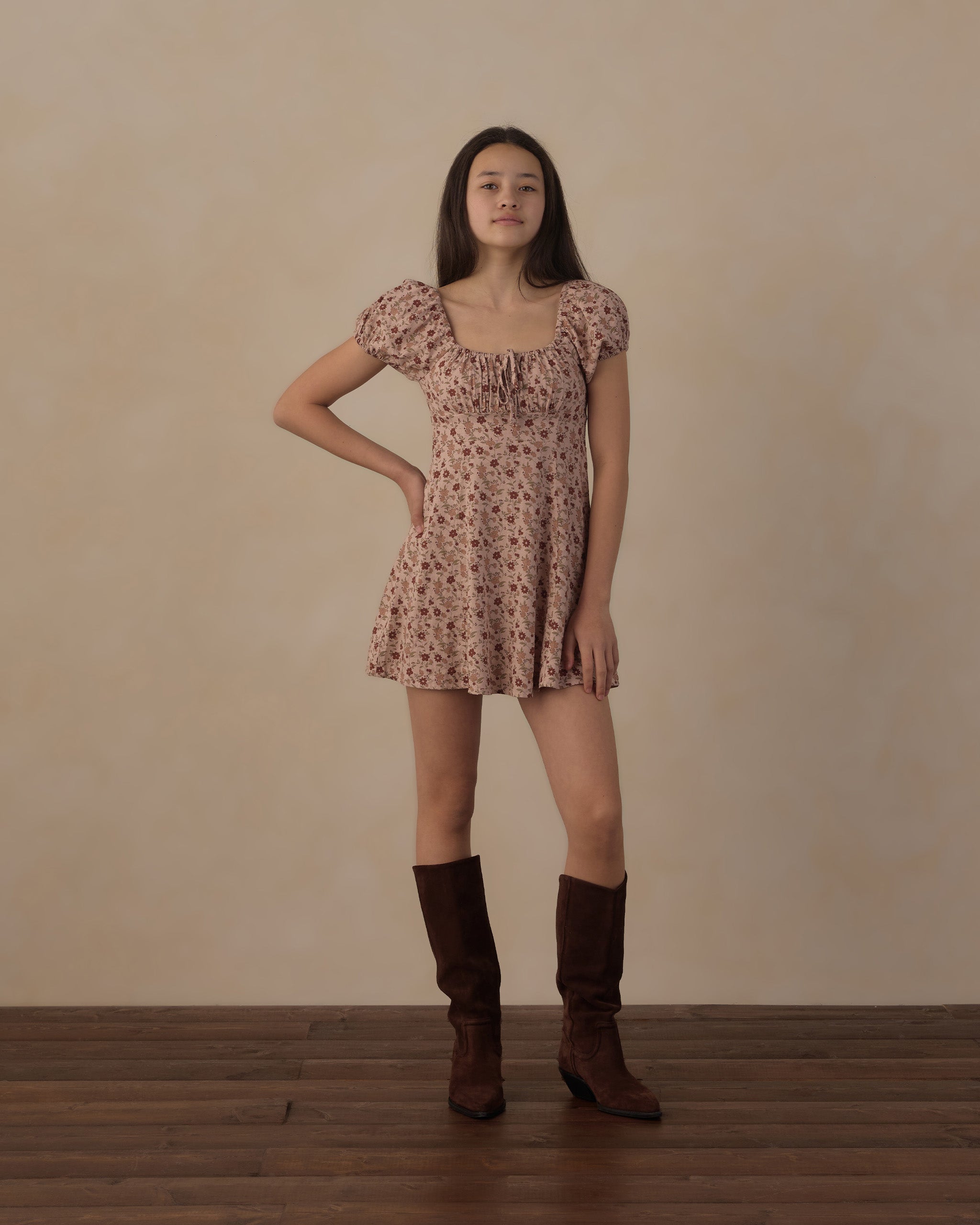 Teen Ivy Dress Pink Floral - Rylee + Cru | Kids Clothes | Trendy Baby Clothes | Modern Infant Outfits |