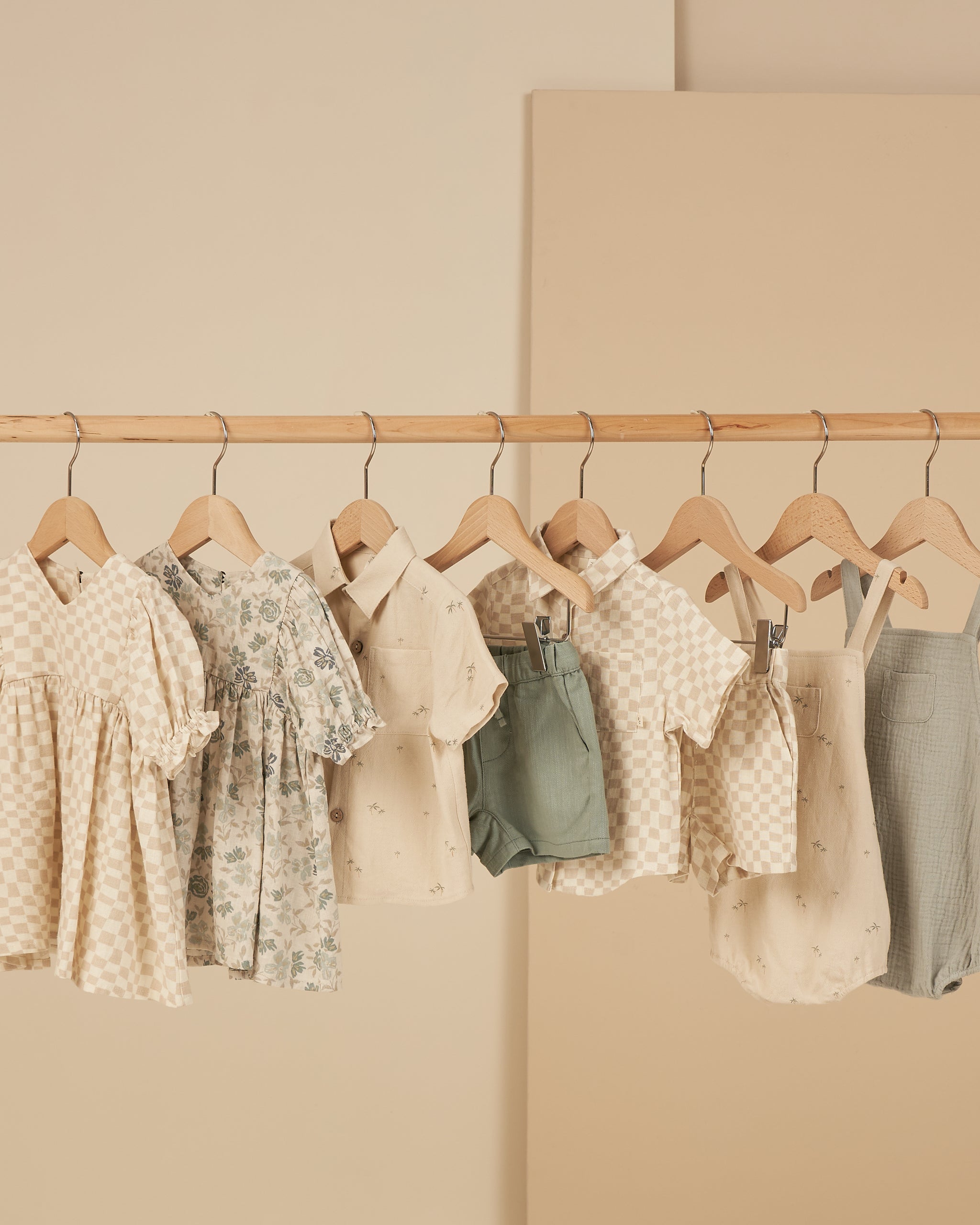 Jolene Dress || Dove Check - Rylee + Cru | Kids Clothes | Trendy Baby Clothes | Modern Infant Outfits |