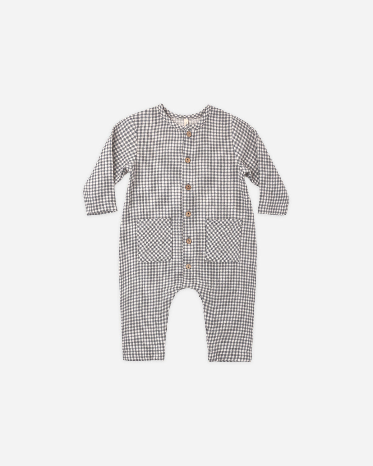 Pocketed Woven Jumpsuit Midnight Gingham - Rylee + Cru | Kids Clothes | Trendy Baby Clothes | Modern Infant Outfits |