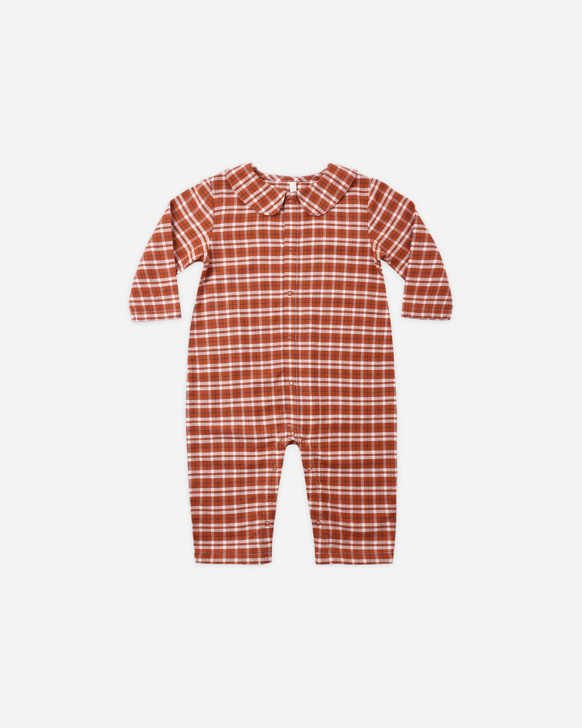 Baby Pajama Romper Ruby Plaid - Rylee + Cru | Kids Clothes | Trendy Baby Clothes | Modern Infant Outfits |