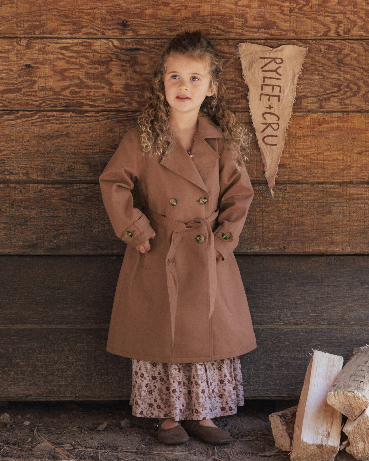 Trench Coat Clay - Rylee + Cru | Kids Clothes | Trendy Baby Clothes | Modern Infant Outfits |