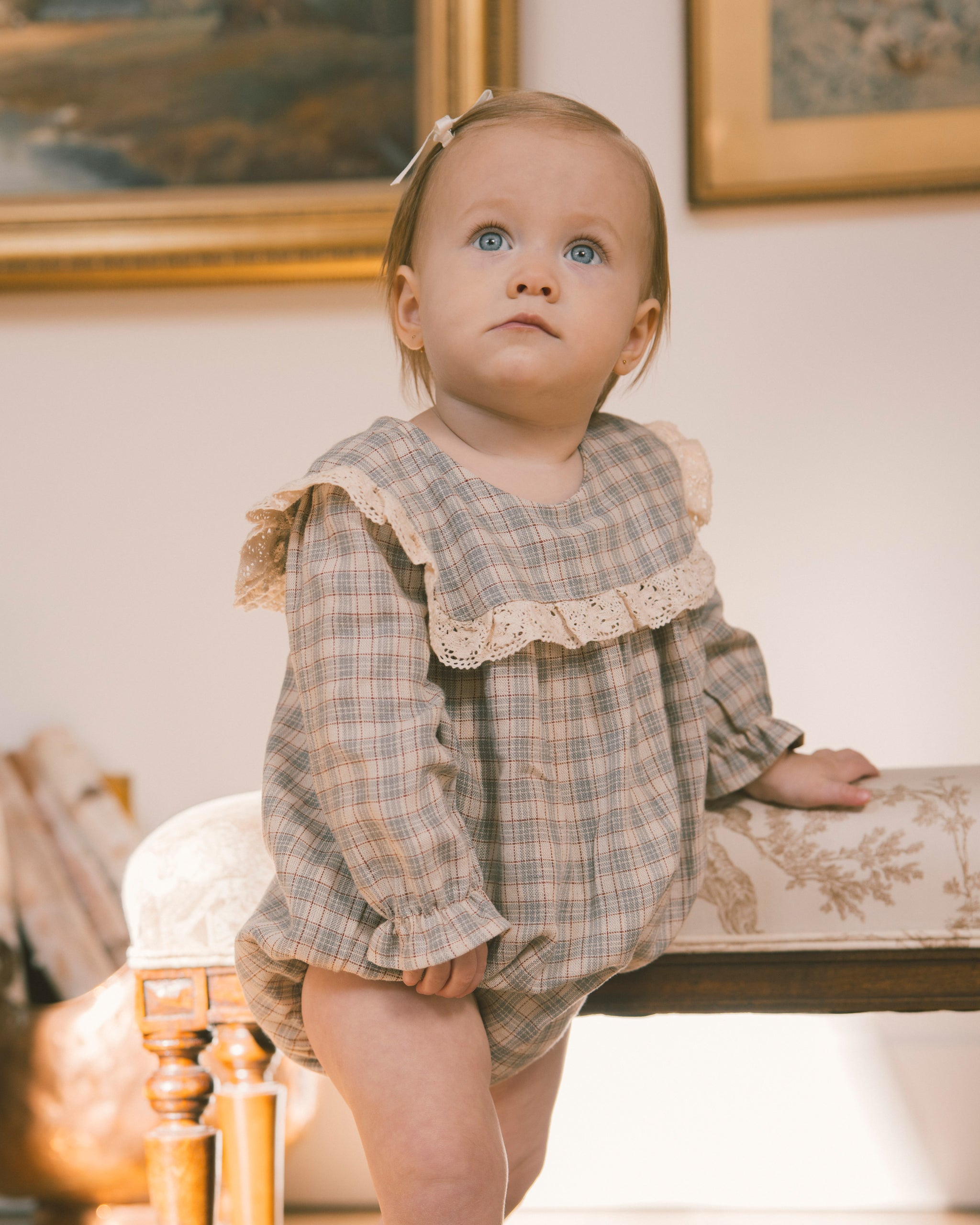 Noelle Romper Fall Plaid - Rylee + Cru | Kids Clothes | Trendy Baby Clothes | Modern Infant Outfits |