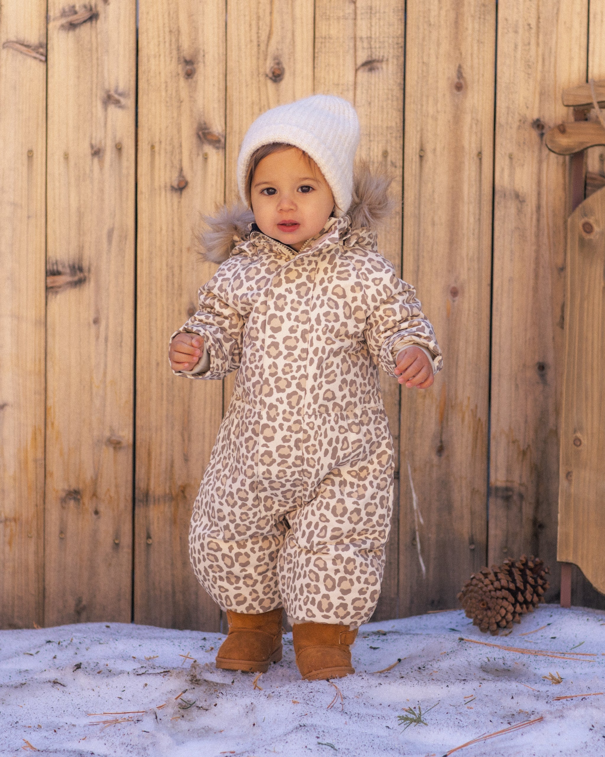 Ski Snowsuit Leopard - Rylee + Cru | Kids Clothes | Trendy Baby Clothes | Modern Infant Outfits |