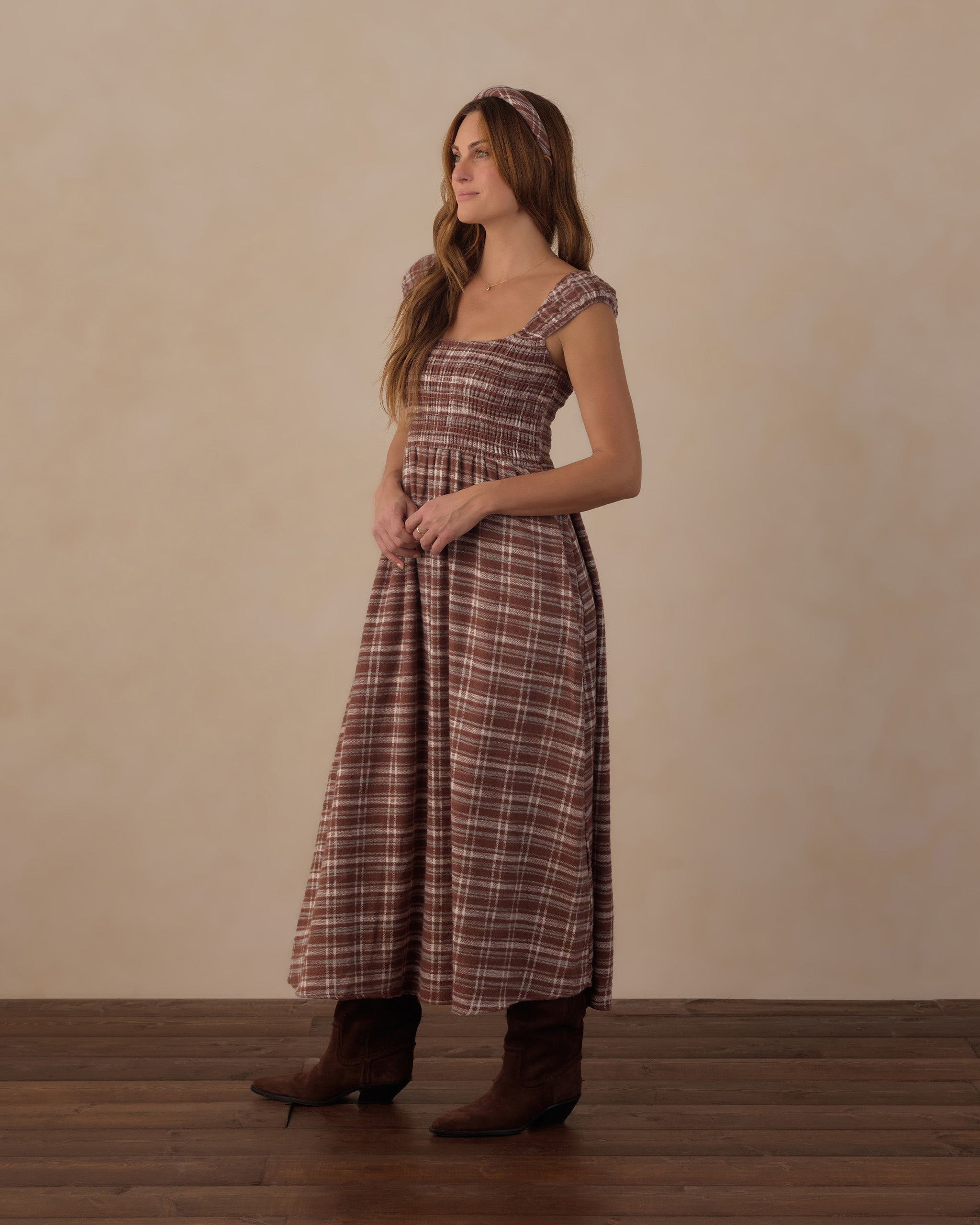 Women's Jess Dress Aspen Plaid - Rylee + Cru | Kids Clothes | Trendy Baby Clothes | Modern Infant Outfits |