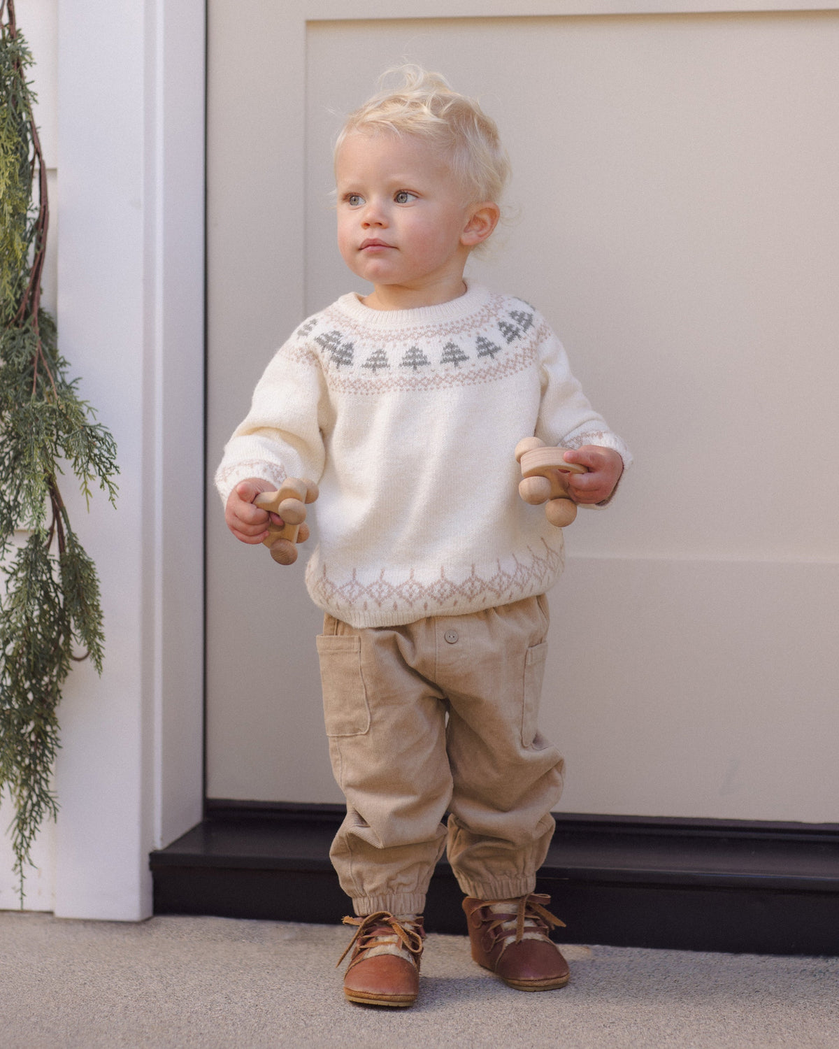Luca Pant Latte - Rylee + Cru | Kids Clothes | Trendy Baby Clothes | Modern Infant Outfits |