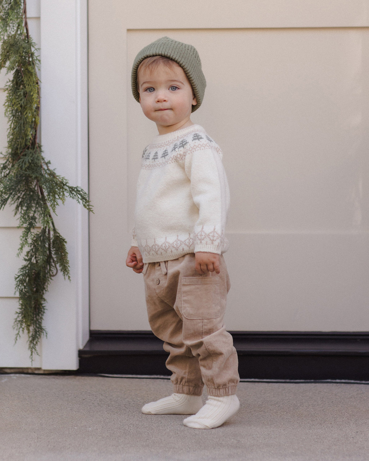 Luca Pant Latte - Rylee + Cru | Kids Clothes | Trendy Baby Clothes | Modern Infant Outfits |